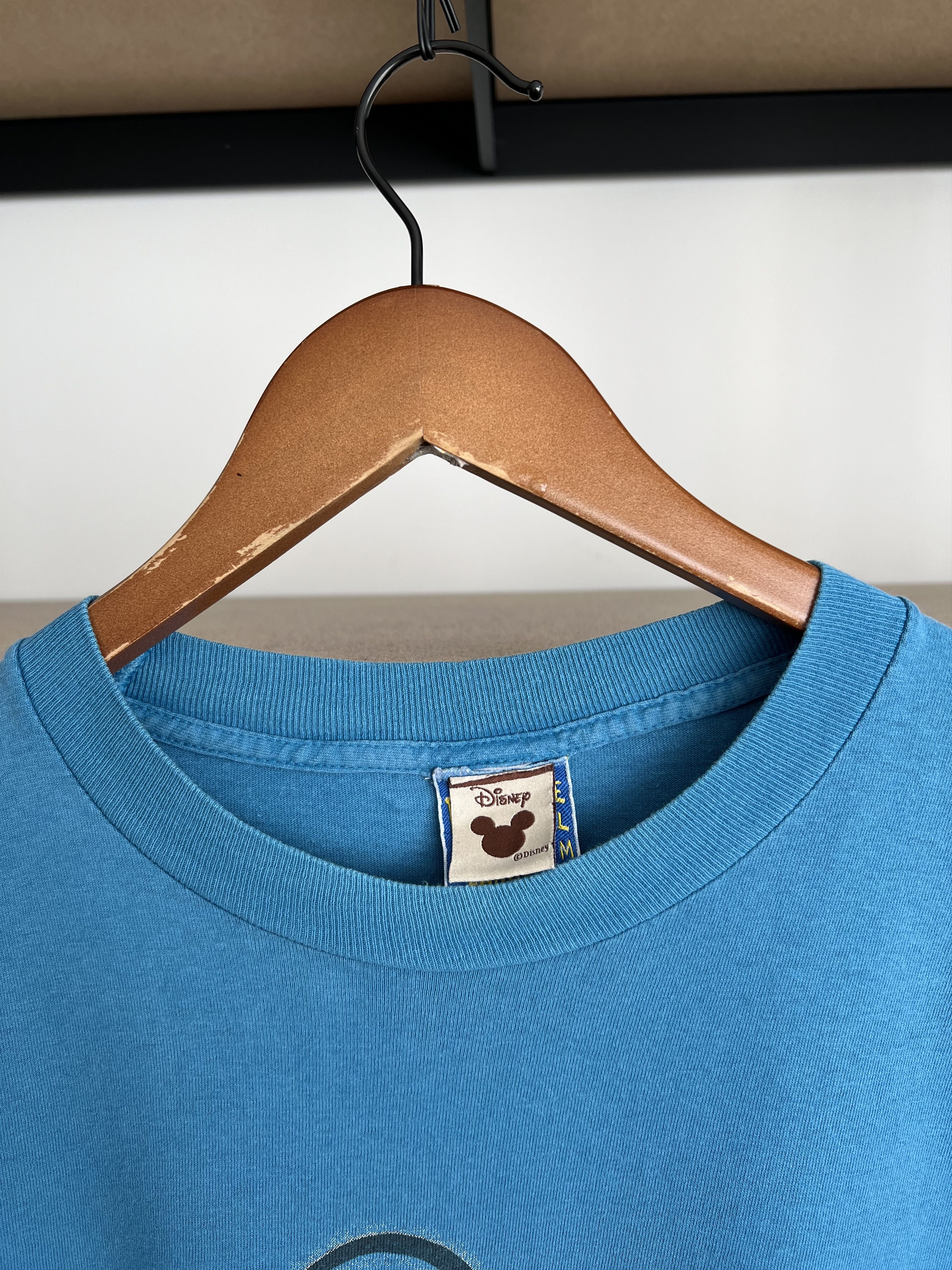 Disney Vintage 90s Disney Pluto Dog Cartoon Blue T-shirt Size US L / EU 52-54 / 3 - 8 Thumbnail
