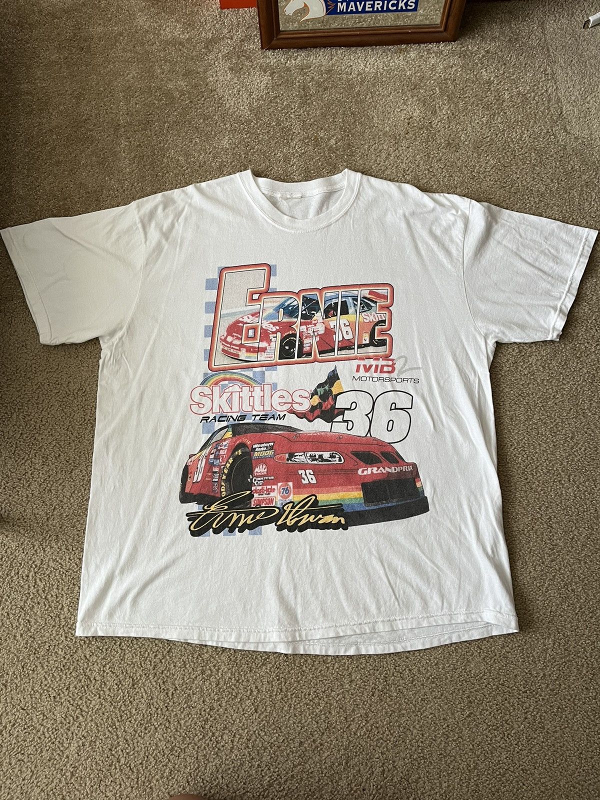 Other Nascar Ernie Irvan Skittles Racing Team Shirt Size US XXL / EU 58 / 5 - 1 Thumbnail