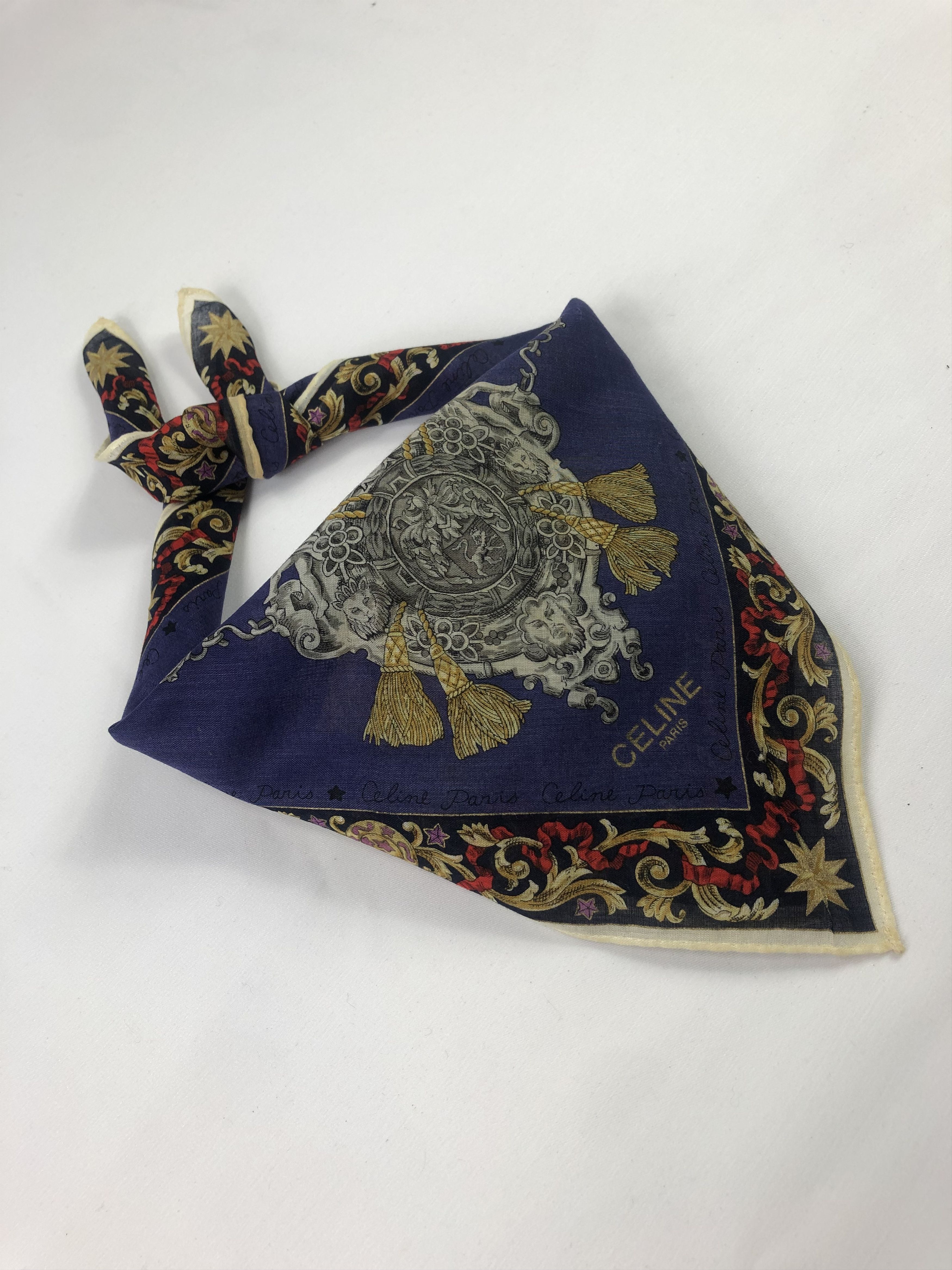 Celine Celine Handkerchief / Bandana / Neckerchief / Headscarf Size ONE SIZE - 1 Thumbnail