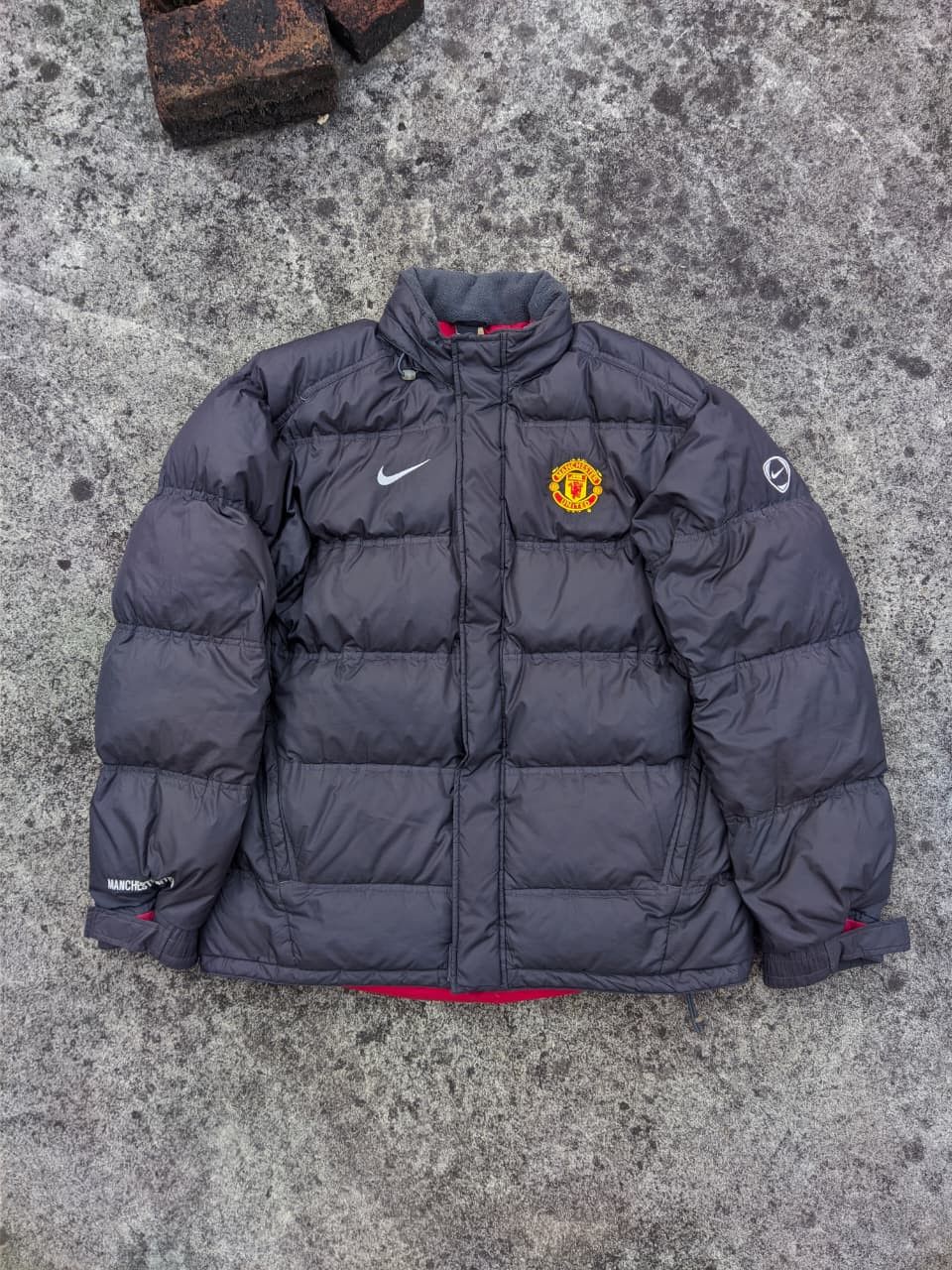 Nike Vintage 00s Manchester United Puffer Jacket 00's NIKE padded