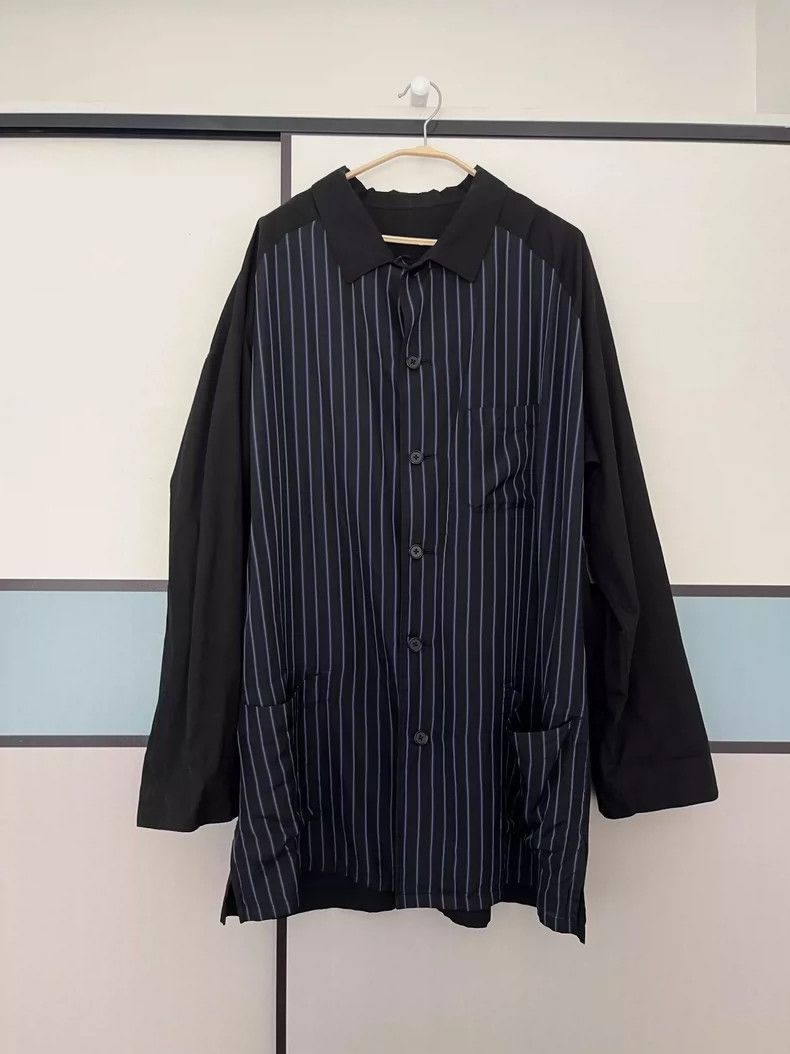 Yohji Yamamoto Yohji Yamamoto 19 SS striped shirt 2505-Nextarrow Size US S / EU 44-46 / 1 - 2 Thumbnail