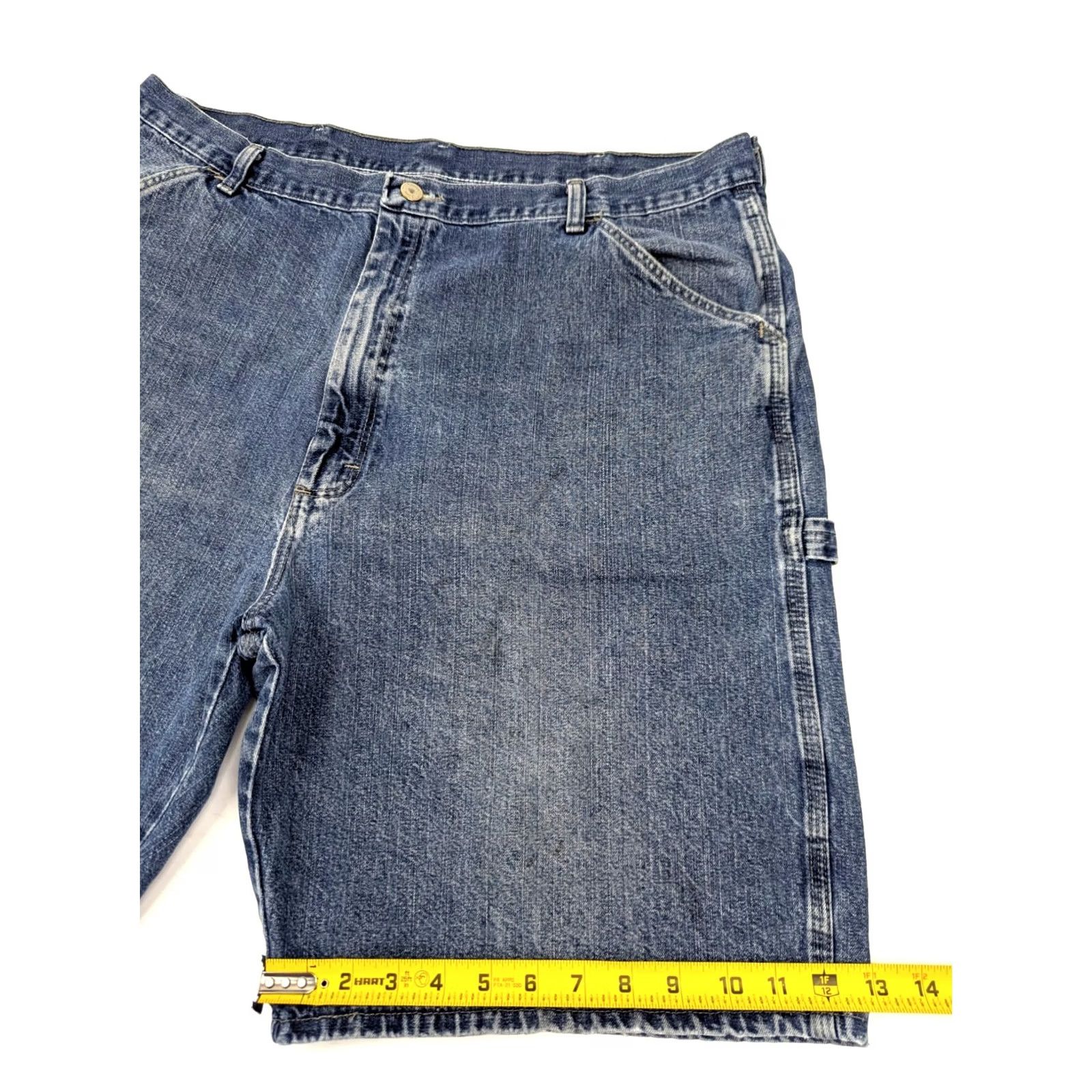 Wrangler Wrangler Carpenter Shorts Men 40 Denim Blue Cotton Jean Work Hero True 40x10 Size US 40 / EU 56 - 3 Thumbnail