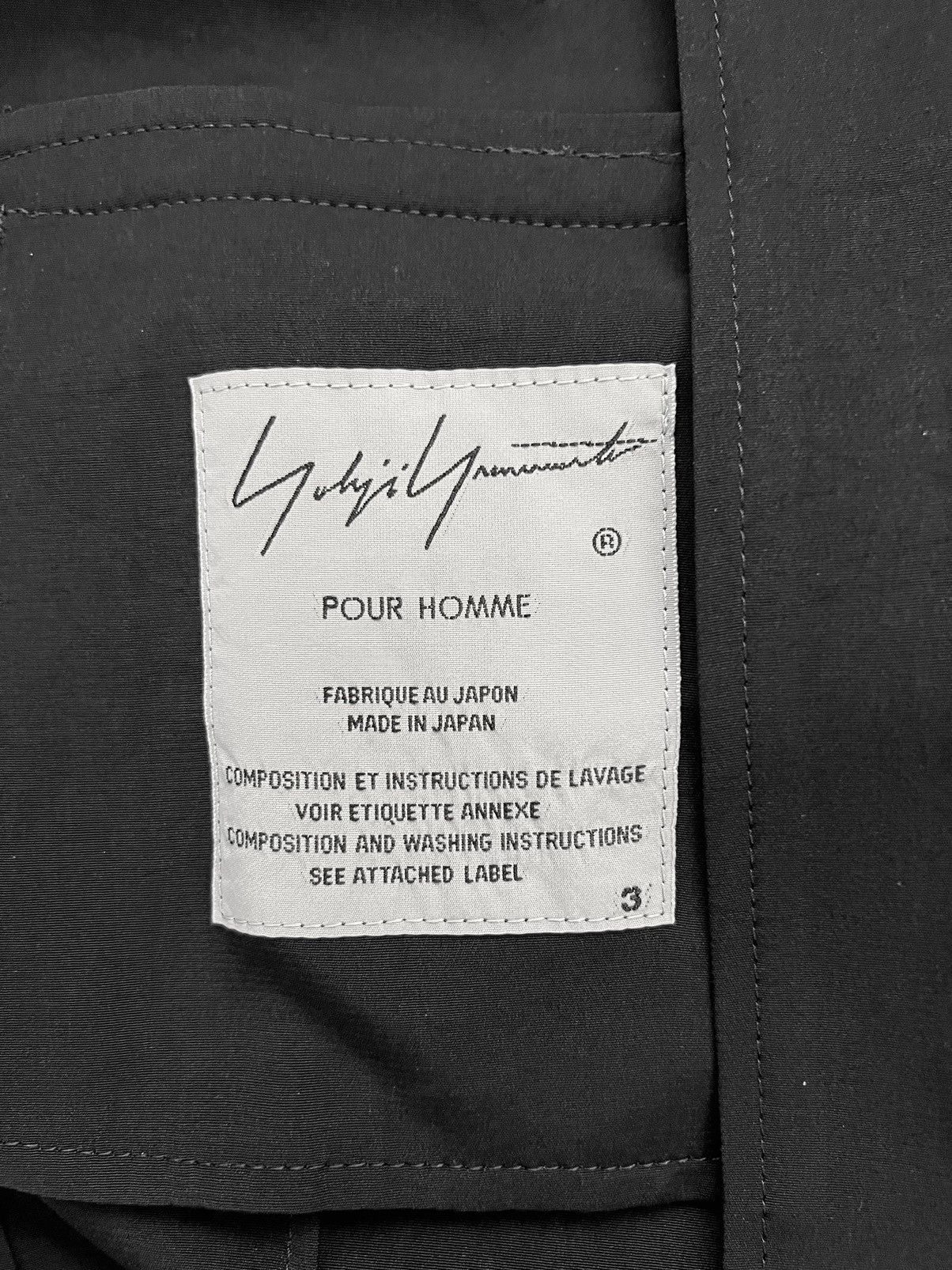 Yohji Yamamoto Yohji Yamamoto Pour Homme - TA/TUXEDO Work Jacket Size US M / EU 48-50 / 2 - 15 Thumbnail