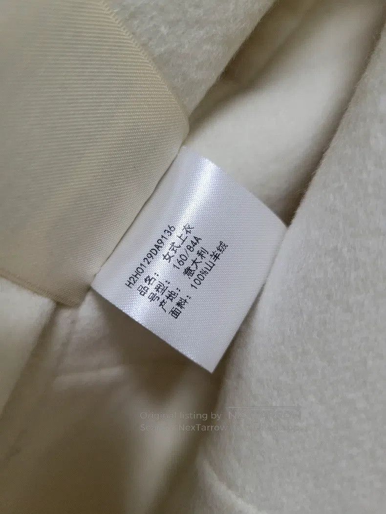 Hermes Hermes Autumn-Winter Off-White Cashmere Coat Size XS / US 0-2 / IT 36-38 - 5 Thumbnail