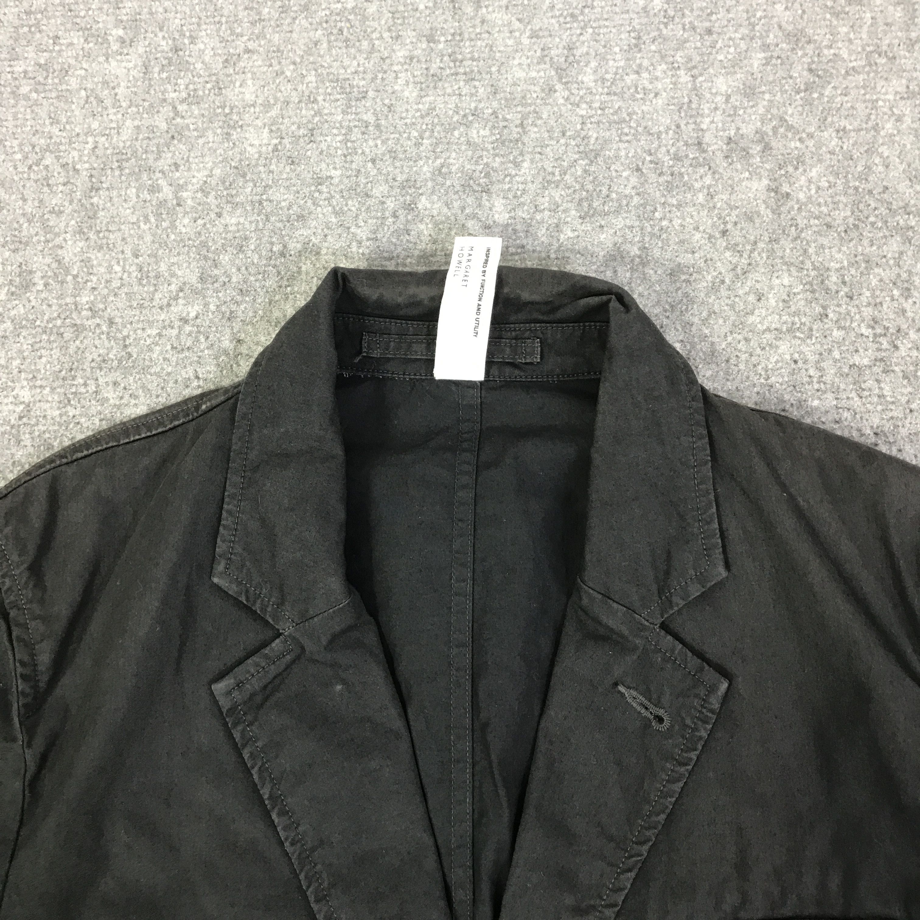 Margaret Howell MARGARET HOWEL BLACK FADED BLAZER JACKET K79B2 Size US M / EU 48-50 / 2 - 8 Thumbnail