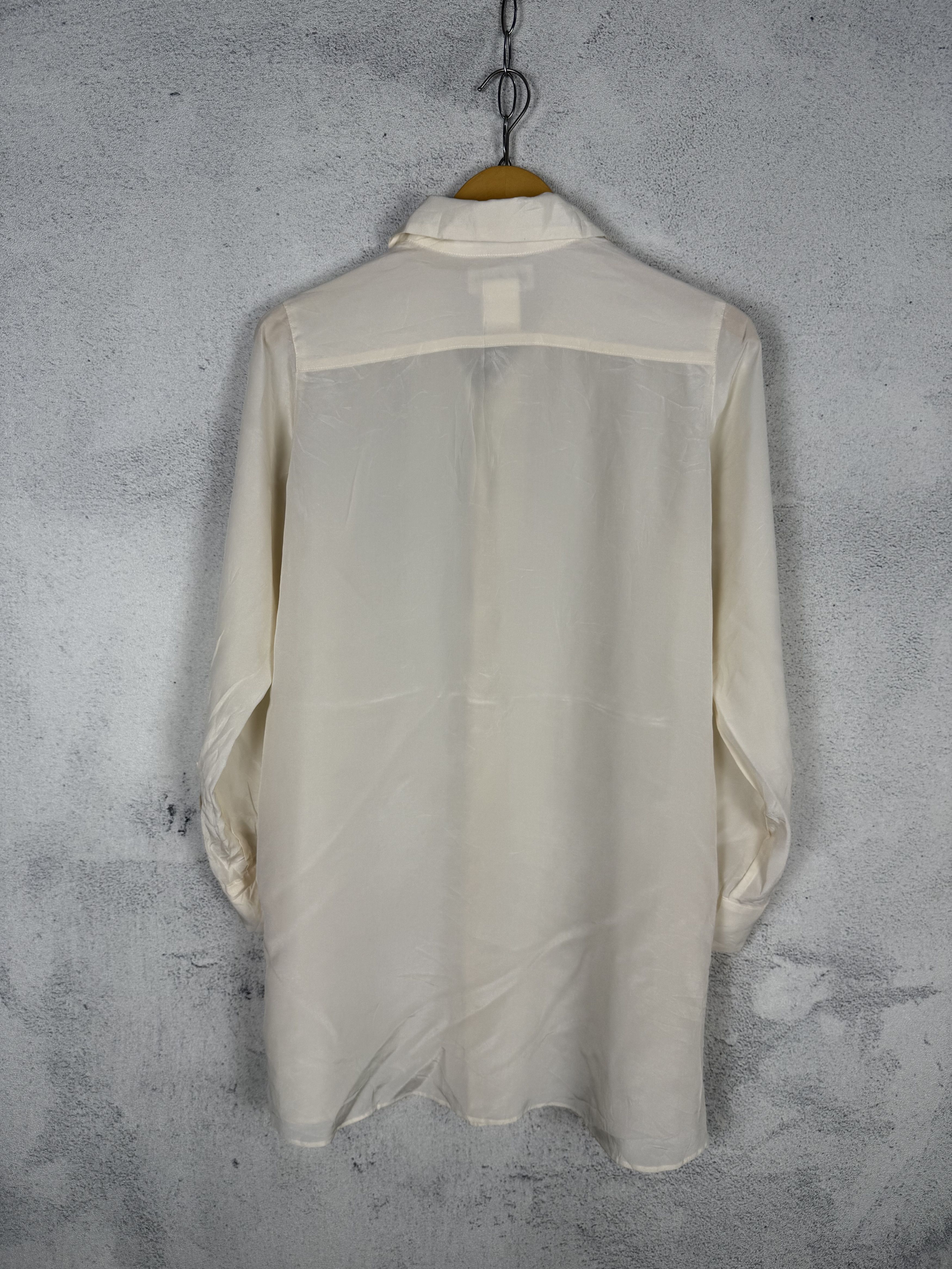 Yohji Yamamoto Yohji Yamamoto Silk Shirt Size US S / EU 44-46 / 1 - 2 Thumbnail