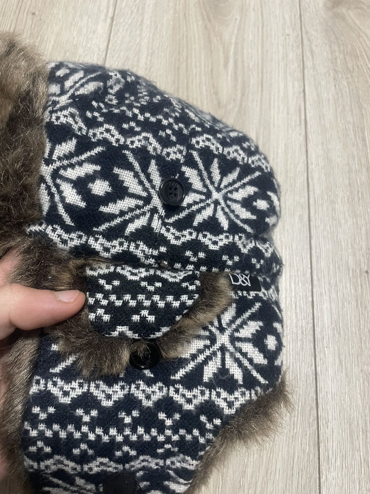 Japanese Brand × Vintage Y2K Faux Fur Ushanka Ornament Vintage Fuzzy Warm Trapper Hat Size ONE SIZE - 8 Thumbnail