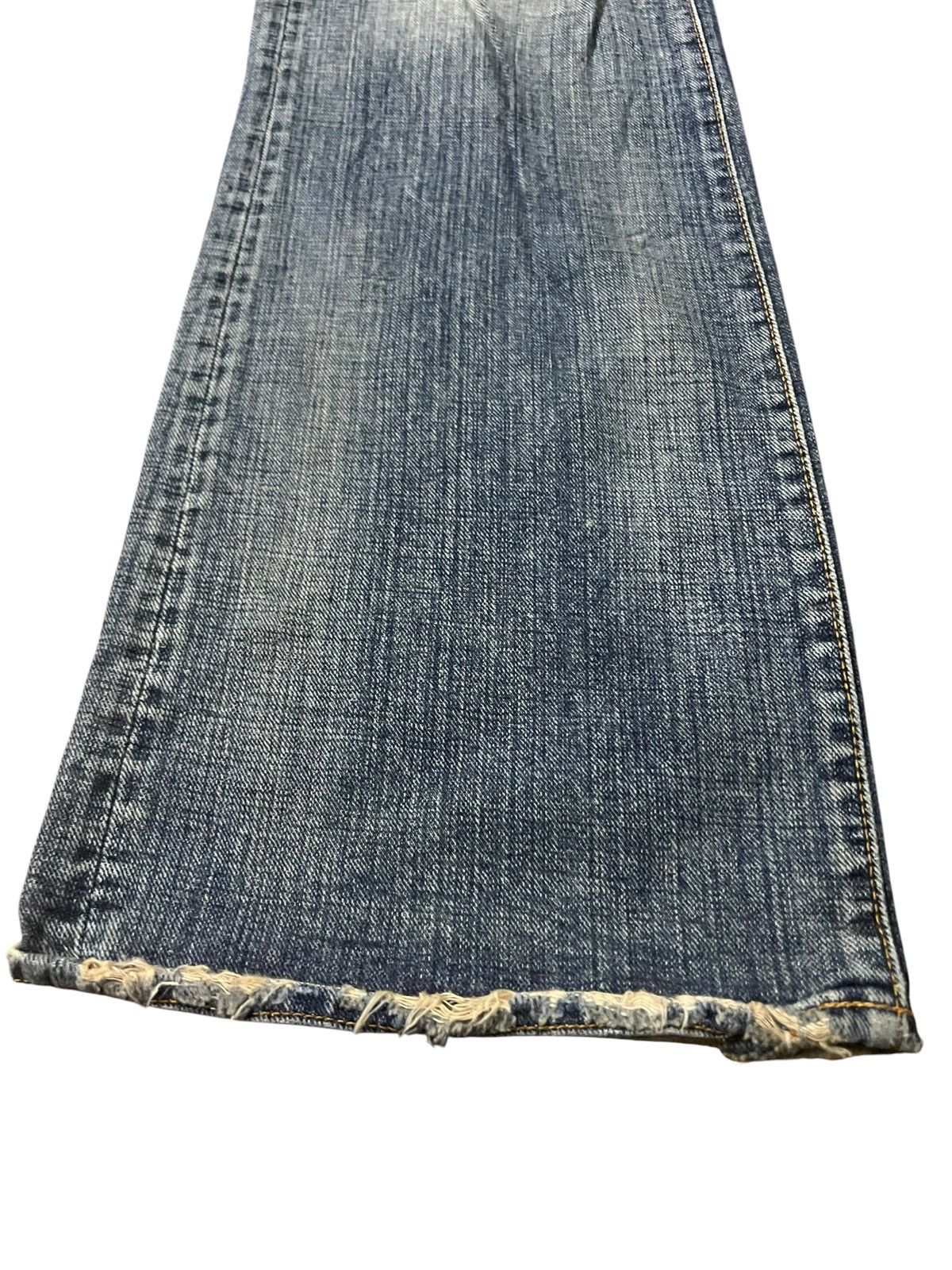 Japanese Brand Bootcut GL Heart Mud Wash Jean Size US 34 / EU 50 - 6 Thumbnail
