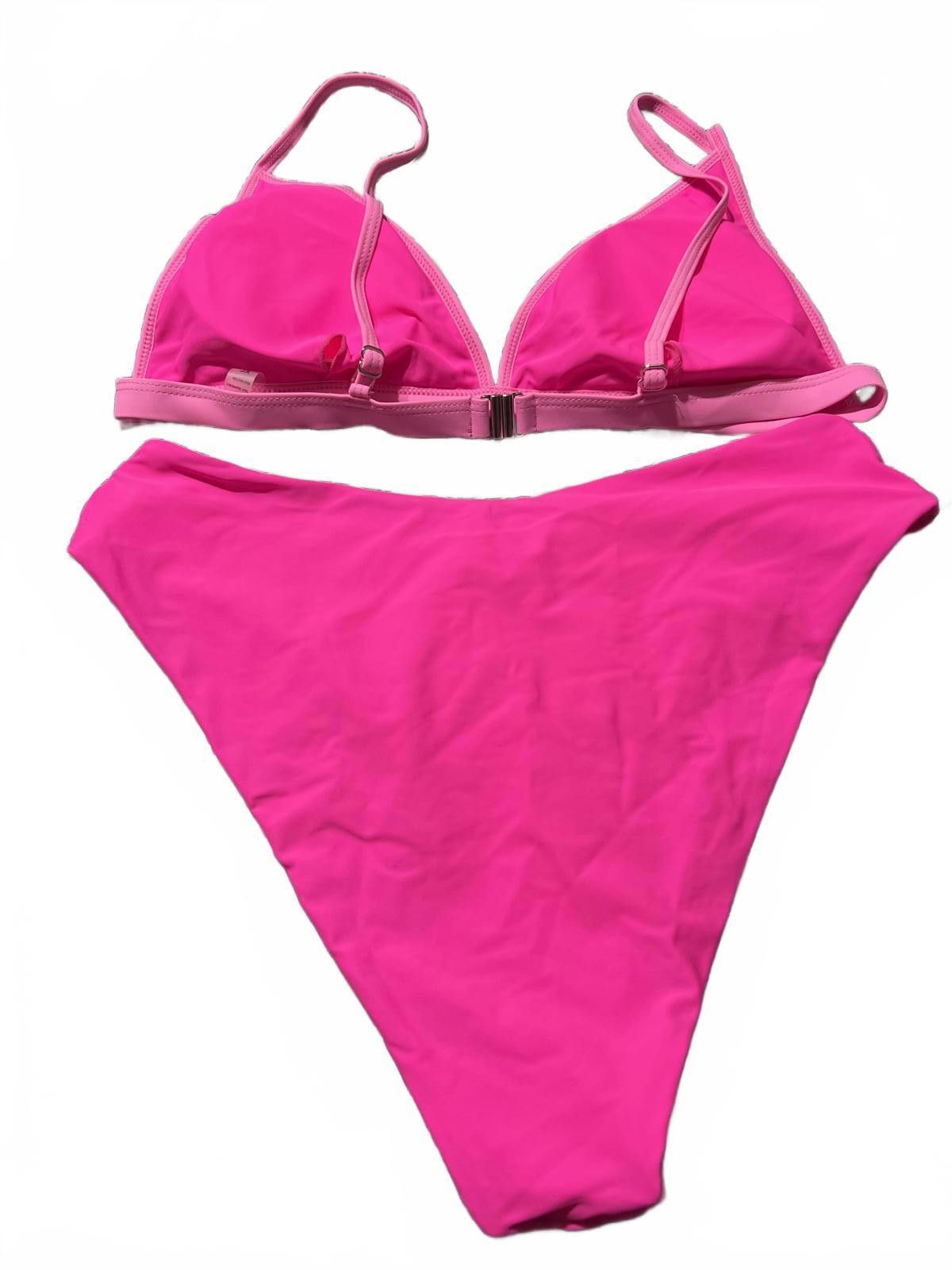 Other Suuksess Women's Two-Tone Pink Bikini Set XL barbiecore Size ONE SIZE - 5 Thumbnail