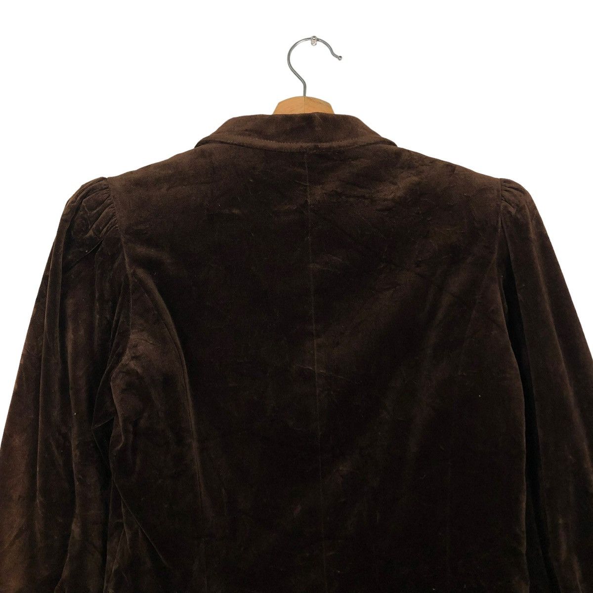 Vintage 🔥VINTAGE CROPPED VELVET JACKET DIFFUSION GUY LAROCHE PARIS Size XS / US 0-2 / IT 36-38 - 9 Thumbnail