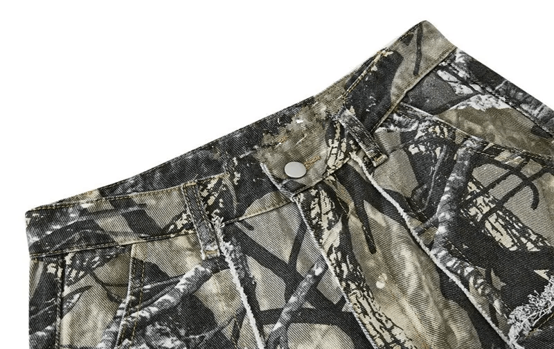 Japanese Brand × Jean Camouflage Baggy Flare Jeans Cargo Size US 34 / EU 50 - 4 Thumbnail