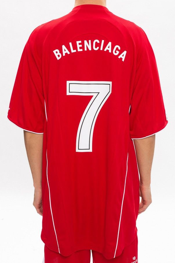 Balenciaga Balenciaga Soccer Oversized Jersey Size US S / EU 44-46 / 1 - 2 Thumbnail