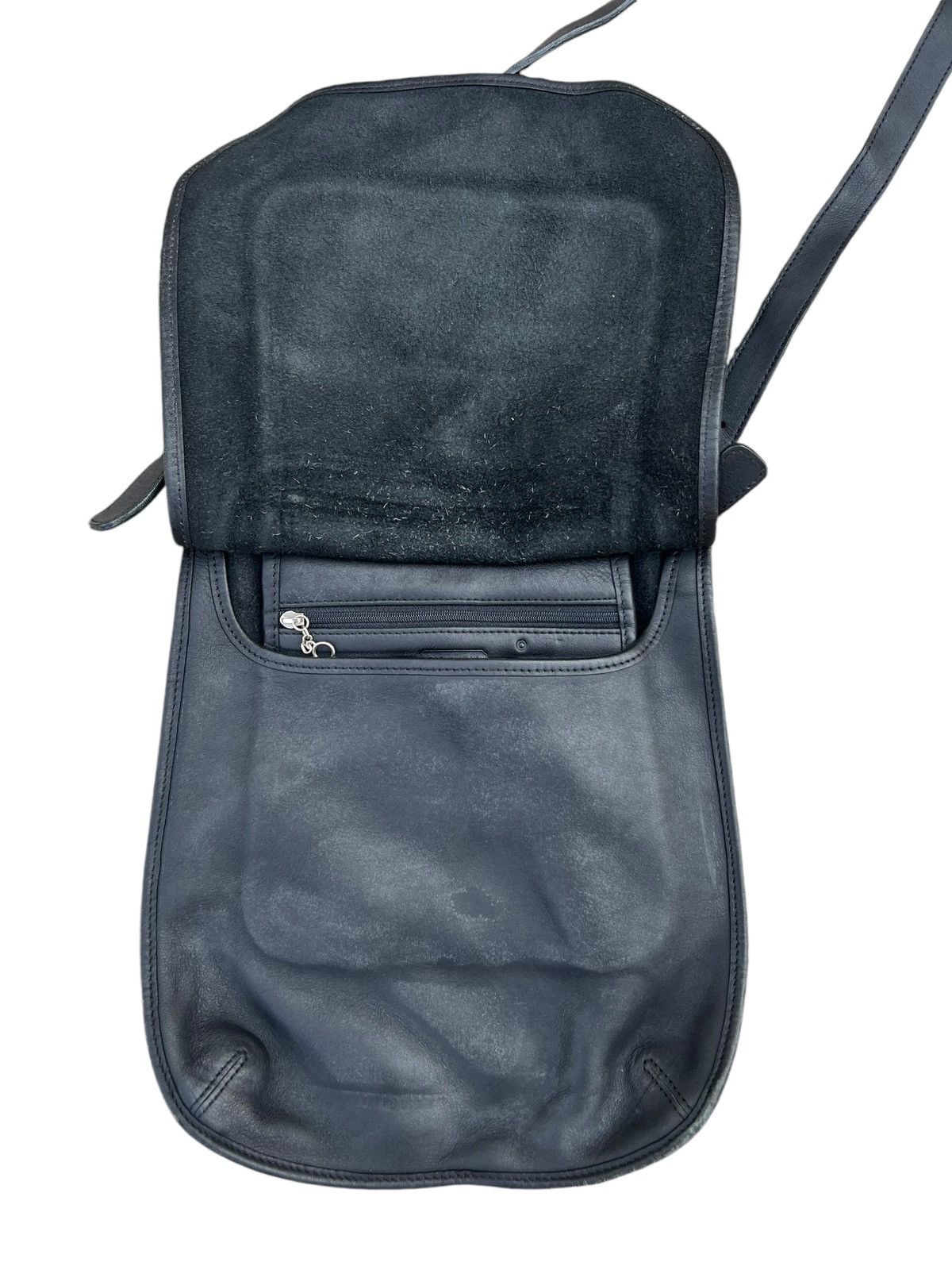 Coach × Leather Vintage Coach Patina Glove Tanned Leather Flap Bag Size ONE SIZE - 11 Thumbnail