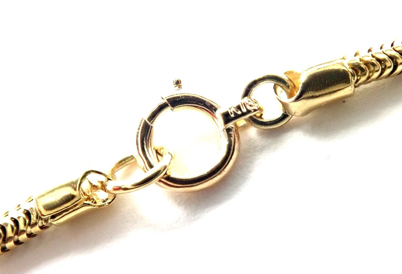 Picasso 18k Yellow Gold Diamond Heart Pendant Necklace