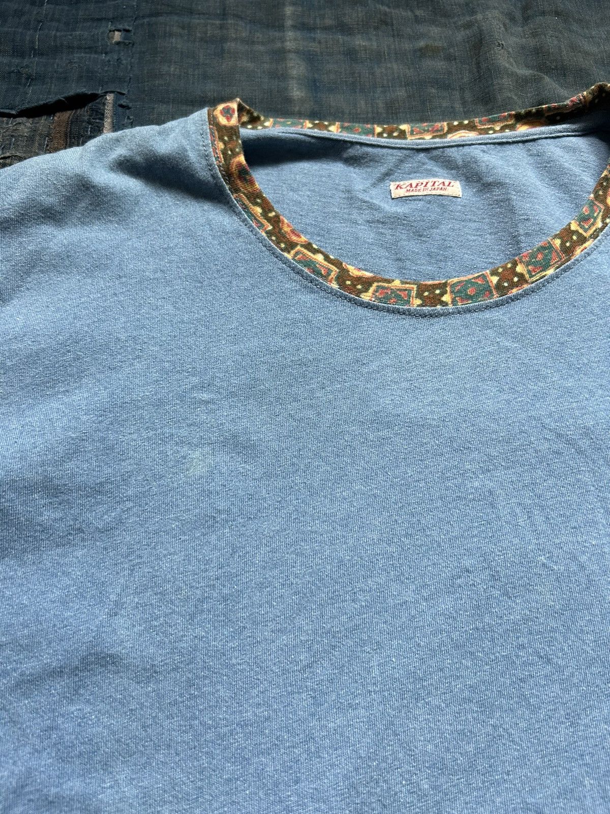 Kapital × Kapital Kountry Kapital hippie smiley long sleeve tshirt Size US M / EU 48-50 / 2 - 5 Thumbnail