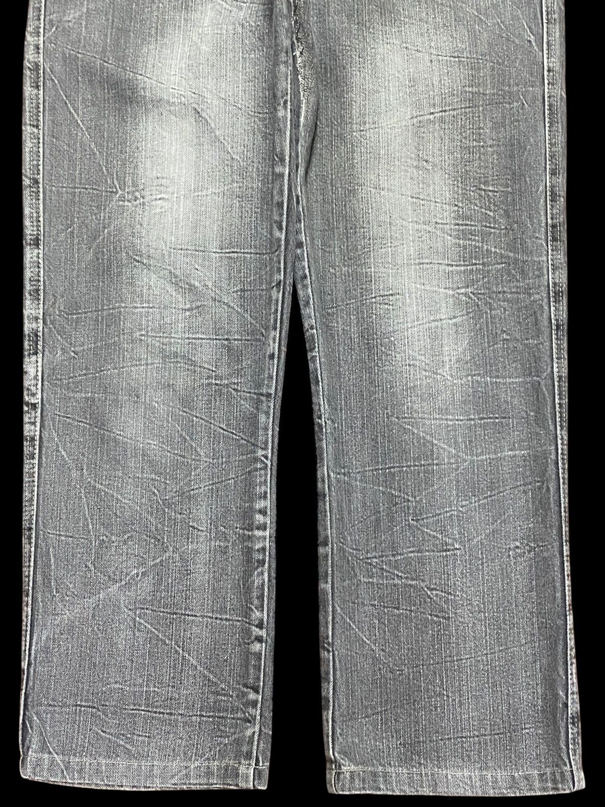 Japanese Brand Vintage Japan Brand Dominate Skull Bones Faded Loose Jeans Size US 32 / EU 48 - 5 Thumbnail