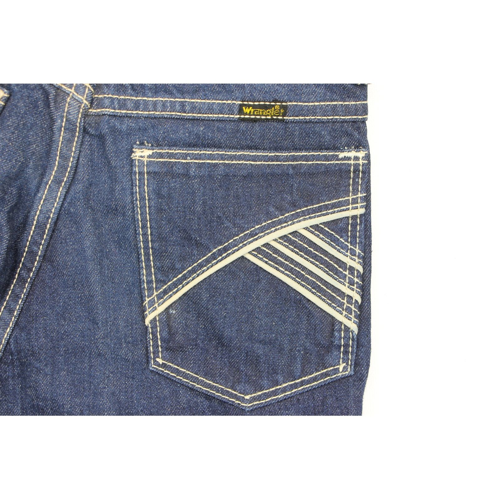 Wrangler Vintage High Waist Indigo Denim Jeans Size 25" / US 0 / IT 36 - 5 Thumbnail