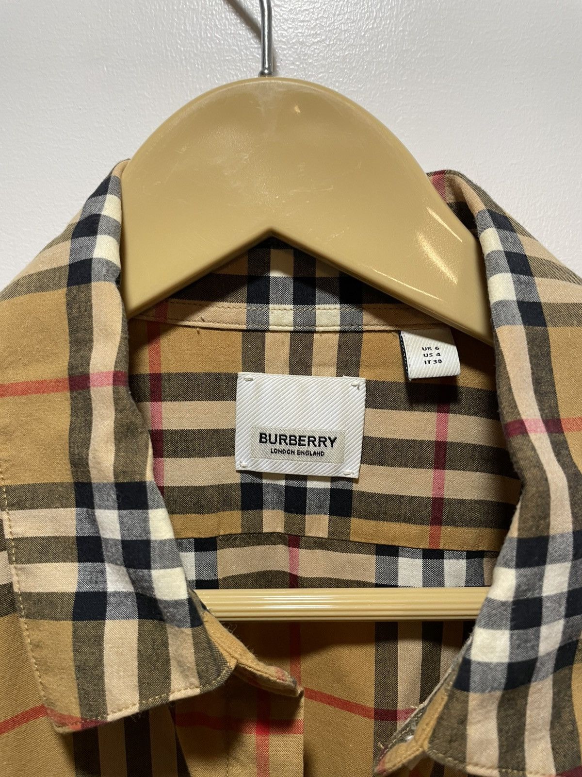 Burberry Burberry Crow Vintage Check Shirt Size S / US 4 / IT 40 - 6 Thumbnail