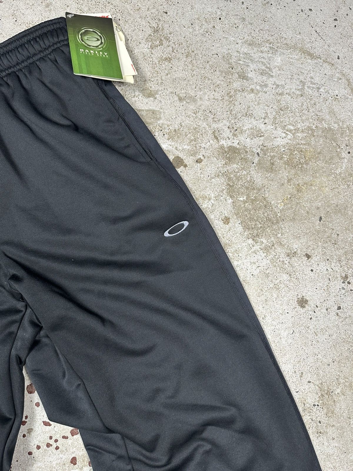 💥 NEW Vintage Y2K Oakley Track Pants Black Impact Baggy