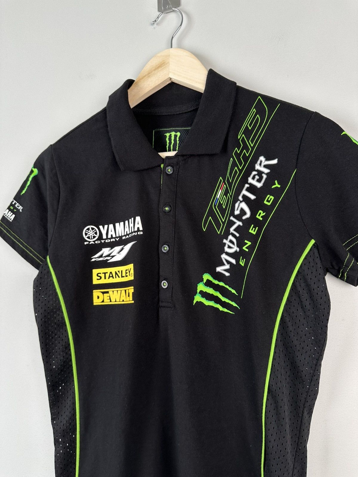 Yamaha Vintage Y2k Yamaha Monster Energy Racing Polo Shirt Size US L / EU 52-54 / 3 - 1 Thumbnail