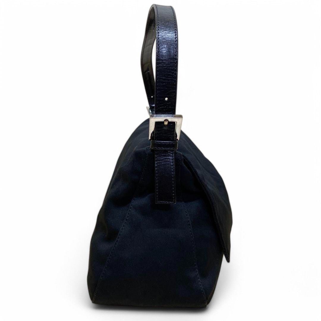 Fendi Fendi - Mamma Baguette Shoulder Bag FF Handbag Vintage Black Size ONE SIZE - 3 Thumbnail