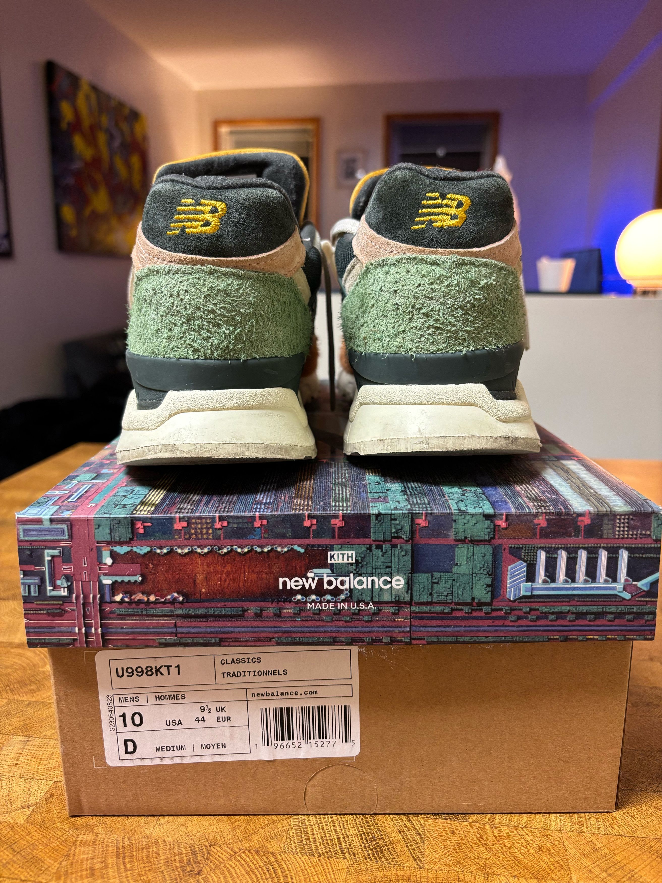 Kith × New Balance Kith x New Balance MiUSA 998 ‘Frank Lloyd Wright’ Apricot Size US 10.5 / EU 43-44 - 4 Thumbnail