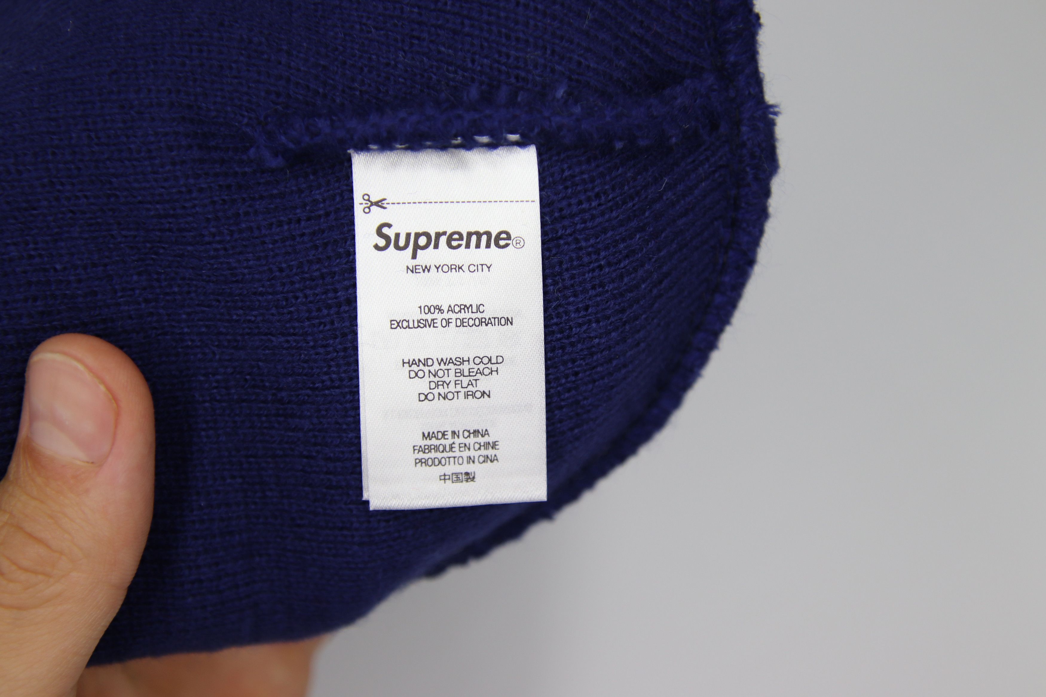 Supreme Supreme Nothing But The Best Beanie Navy Size ONE SIZE - 3 Thumbnail