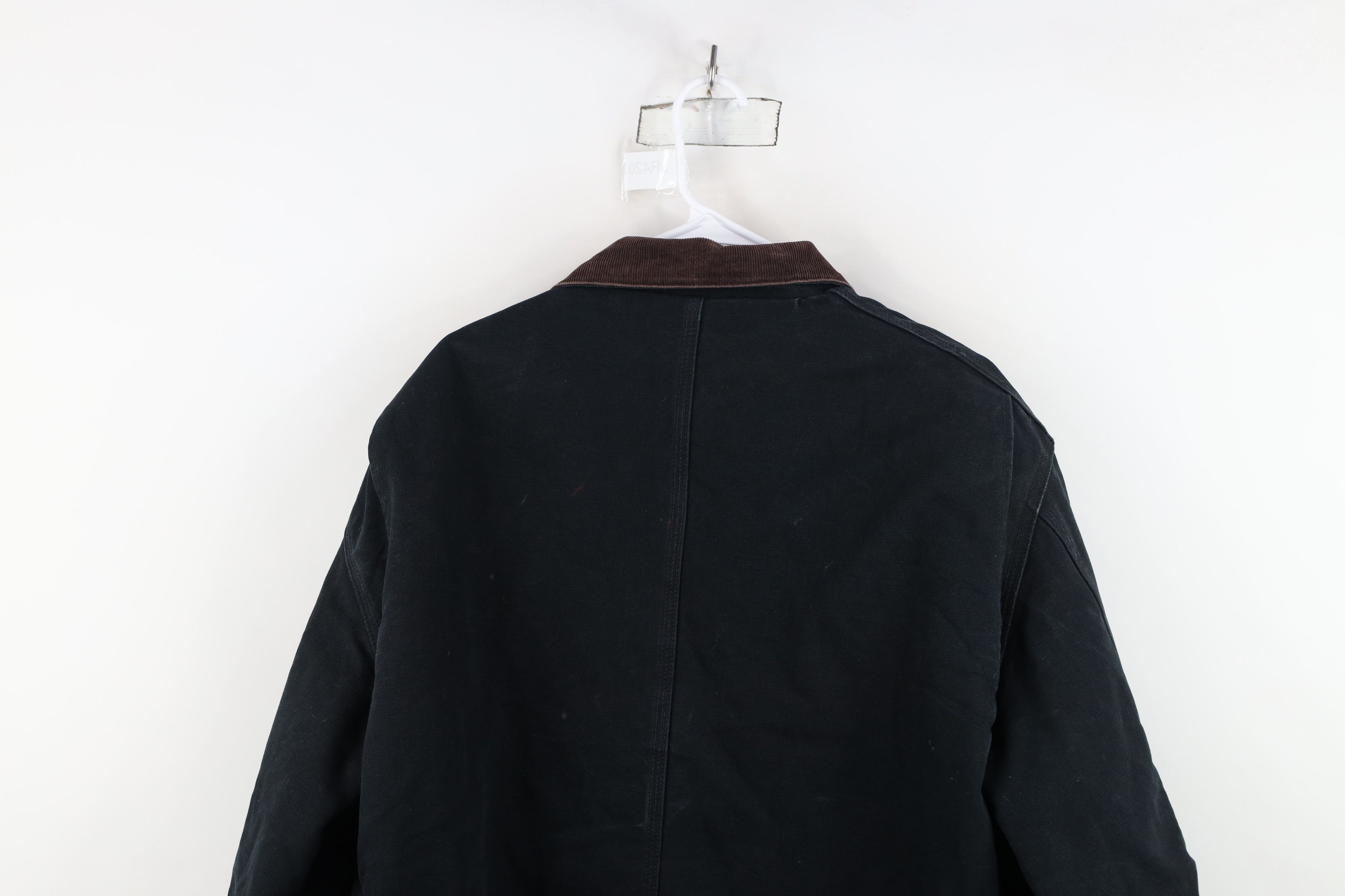 Carhartt Vintage 90s Carhartt Canvas Chore Barn Jacket Black USA Size US XXL / EU 58 / 5 - 13 Thumbnail