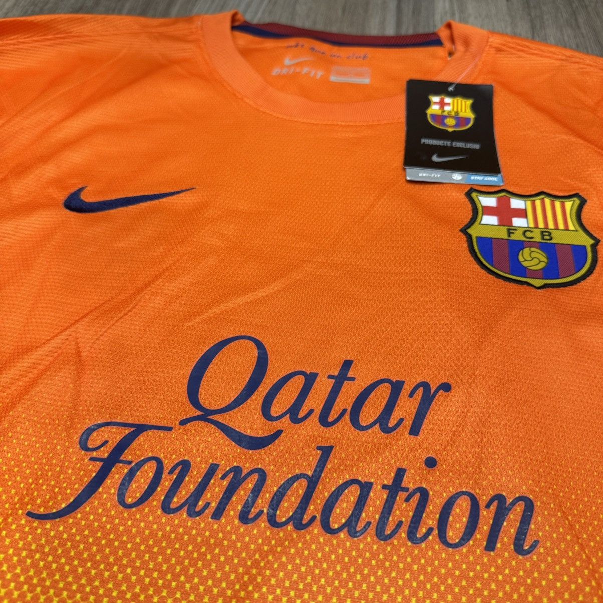Nike Barcelona 12/13 longsleeves away shirt #2 Dani Alves (bnwt) Size US XL / EU 56 / 4 - 3 Thumbnail