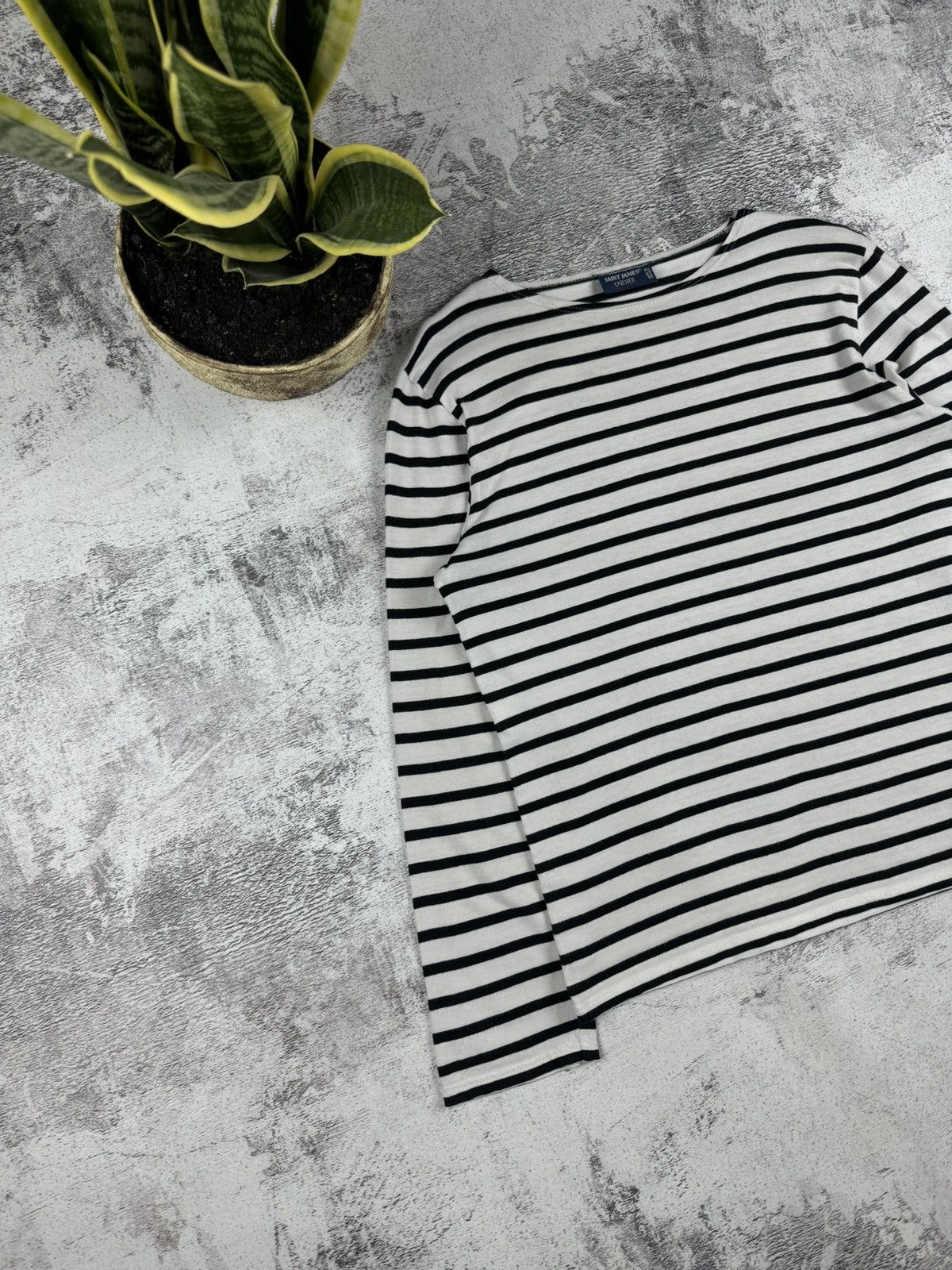 Saint James Vintage 90S Made in France Saint James Striped Longsleeve Size S / US 4 / IT 40 - 5 Thumbnail