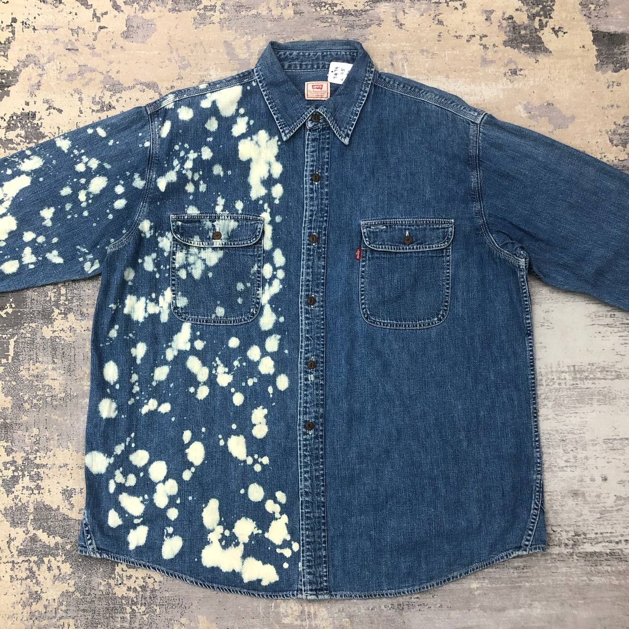 Levi's T474 VTG LEVI'S ACID WASH DENIM SHIRTS Size US L / EU 52-54 / 3 - 1 Thumbnail