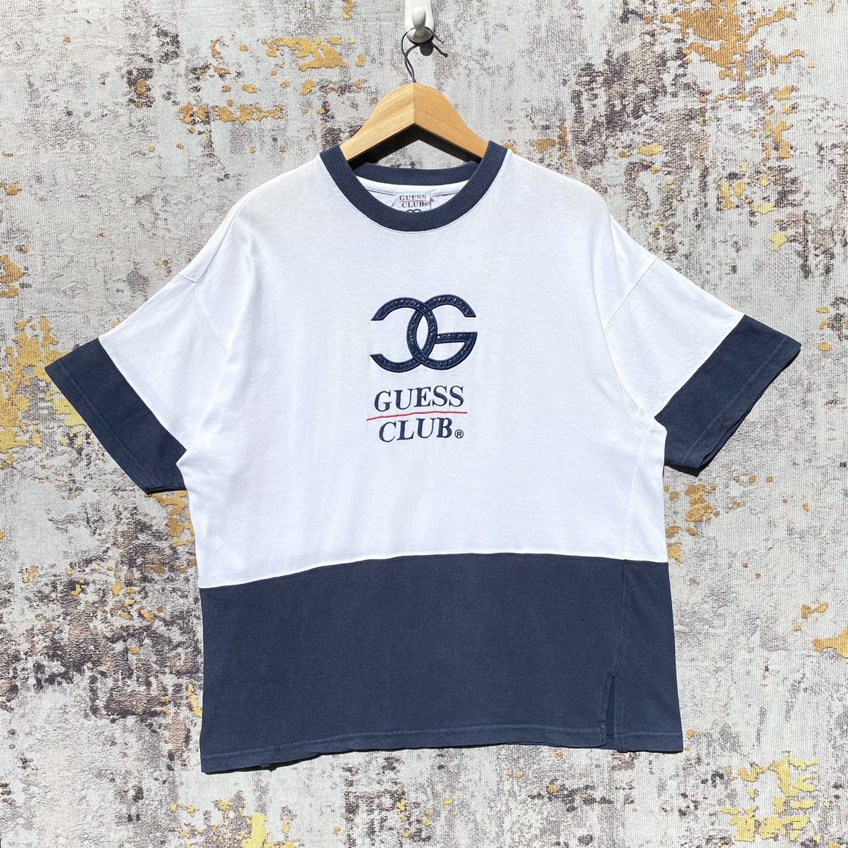 Guess × Vintage Vintage Guess Club Shirt Embroidery Spellout Guess Club Size US L / EU 52-54 / 3 - 1 Thumbnail