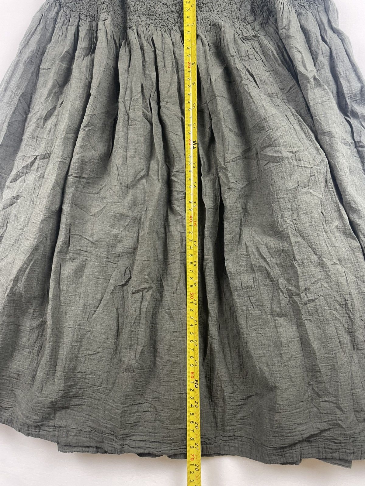 Issey Miyake Issey Miyake Me Flare Skirt With Sashiko Boro Size 22" - 8 Thumbnail