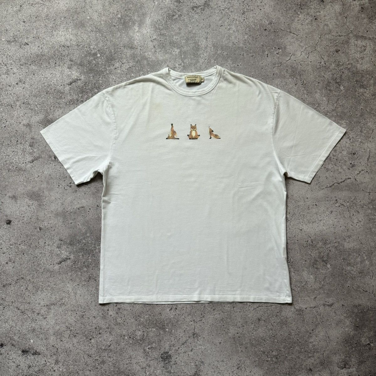 Maison Kitsune Maison Kitsune oversize fox T shirt Size US S / EU 44-46 / 1 - 1 Thumbnail
