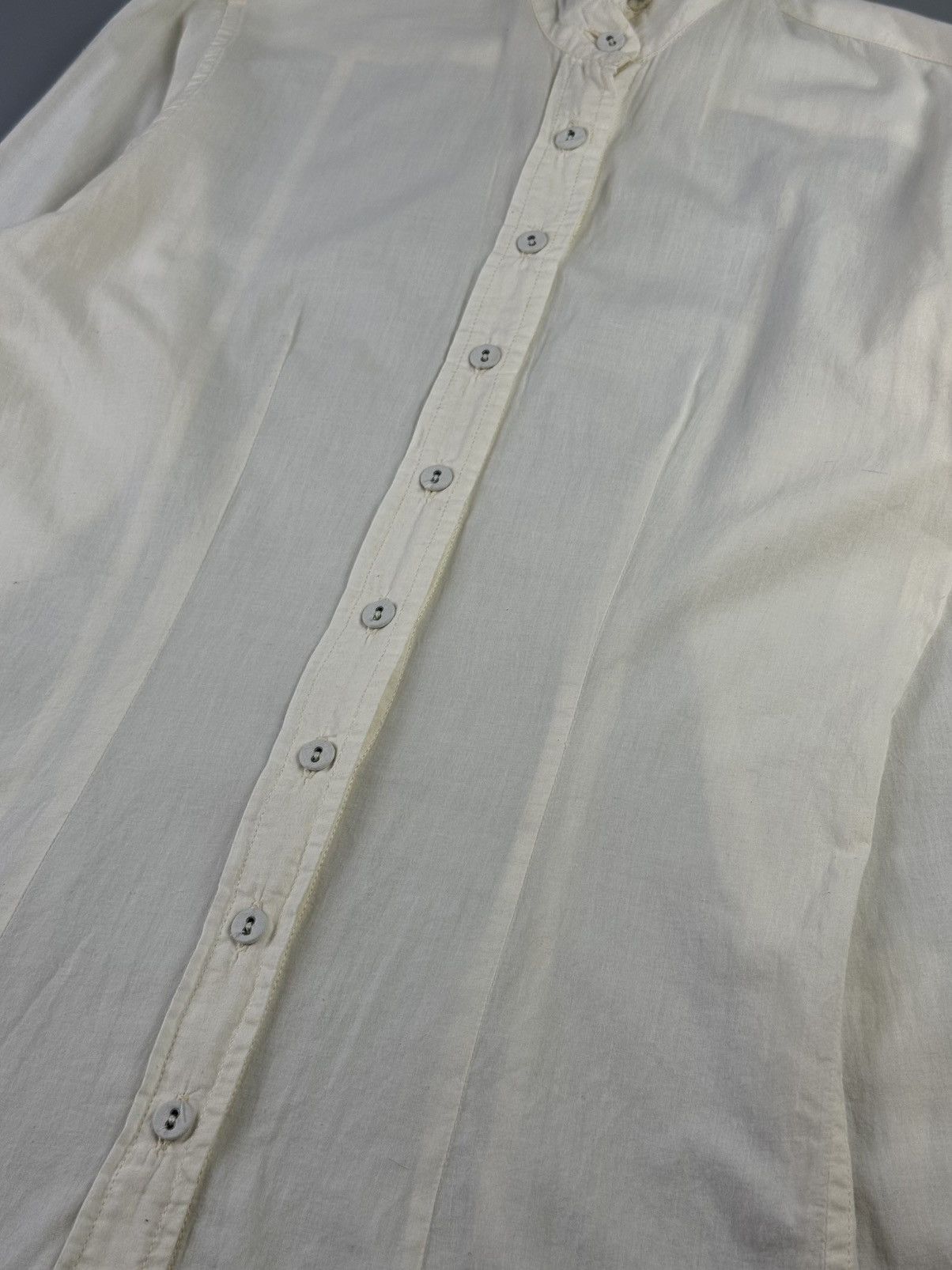 Paul Harnden Shoemakers Paul Harnden Shoemakers - Ruffle distressed Shirt Size XS / US 0-2 / IT 36-38 - 3 Thumbnail
