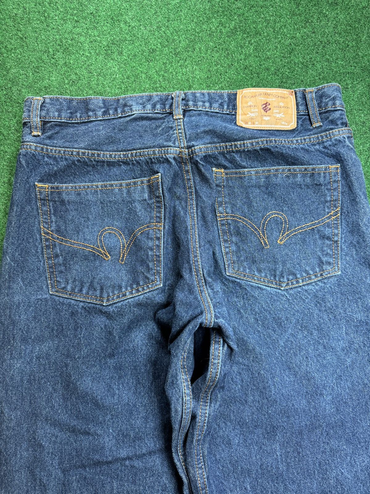 Rocawear × Southpole × Vintage Vintage 90s Y2K Rocawear Hip Hop Baggy Wide Leg Denim Jeans Size US 38 / EU 54 - 4 Thumbnail