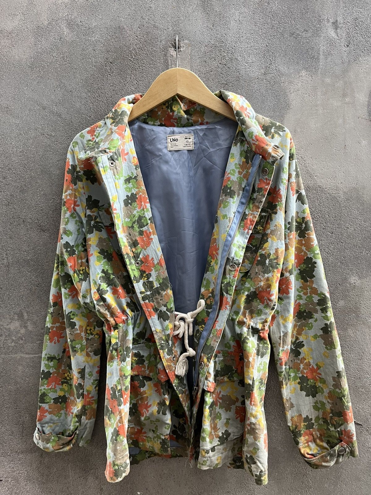 Japanese Floral Military Jacket – Inspired by Yohji Yamamoto