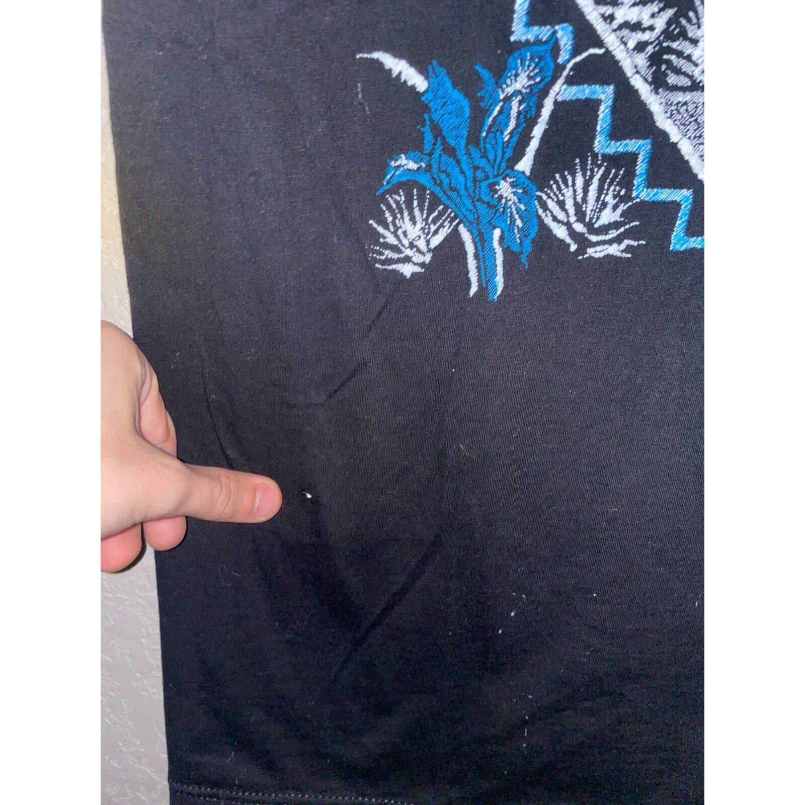 Jerzees Vintage Test Print Shirt Padre Island Mountain Black M Tee Size US M / EU 48-50 / 2 - 5 Thumbnail