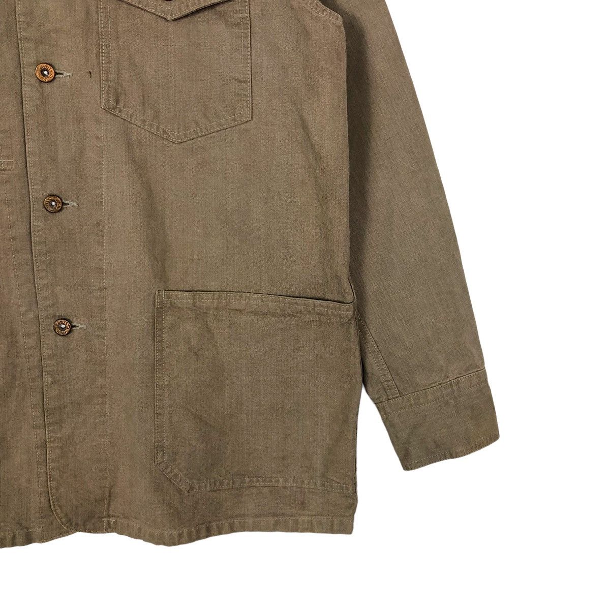 Japanese Brand 🔥TRUE VINTAGE JAN 1963 CHORE WORK JACKET JOHNBULL Size US L / EU 52-54 / 3 - 5 Thumbnail