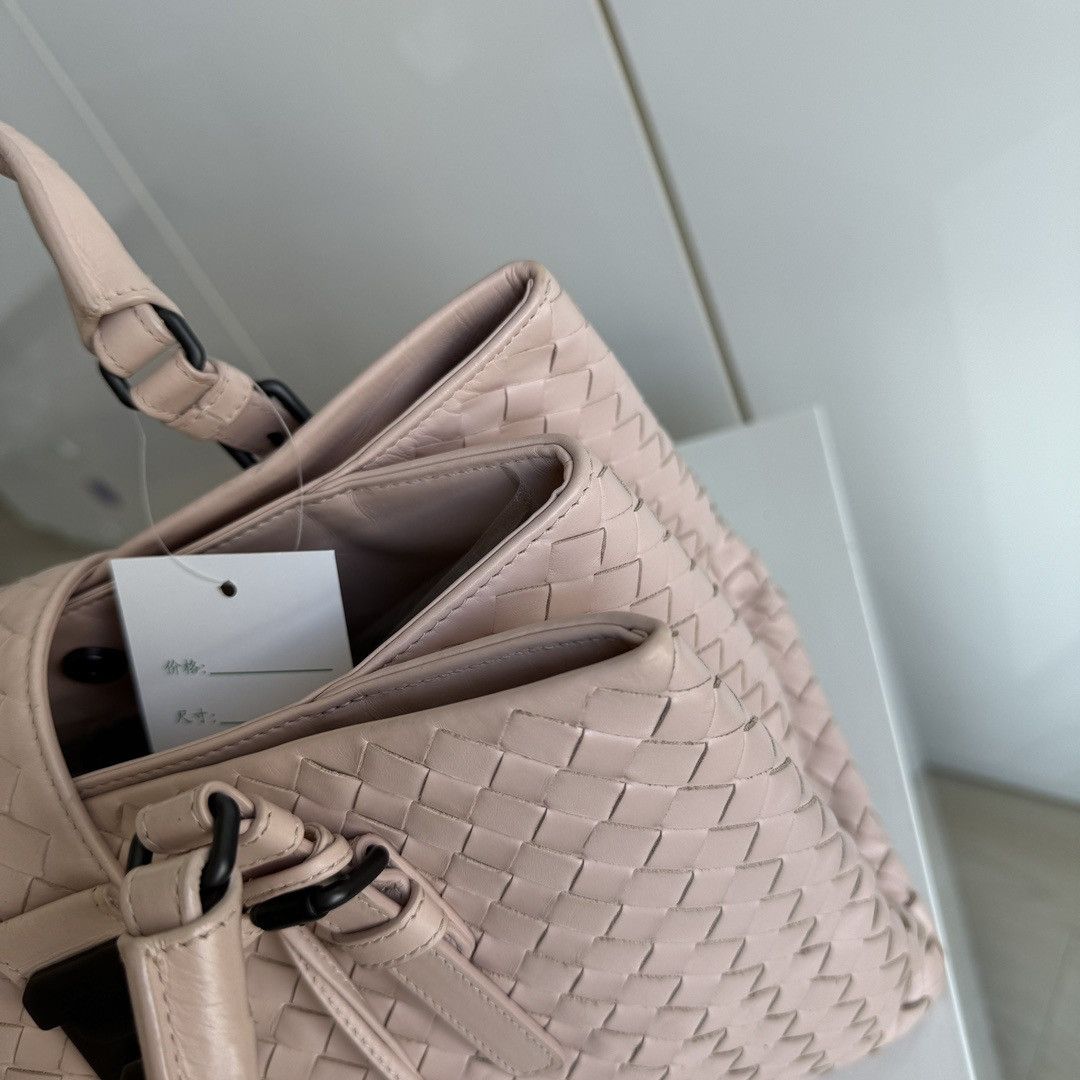 Bottega Veneta Bottega Veneta Intrecciato Nappa Small Roma Leather Tote Size ONE SIZE - 15 Thumbnail