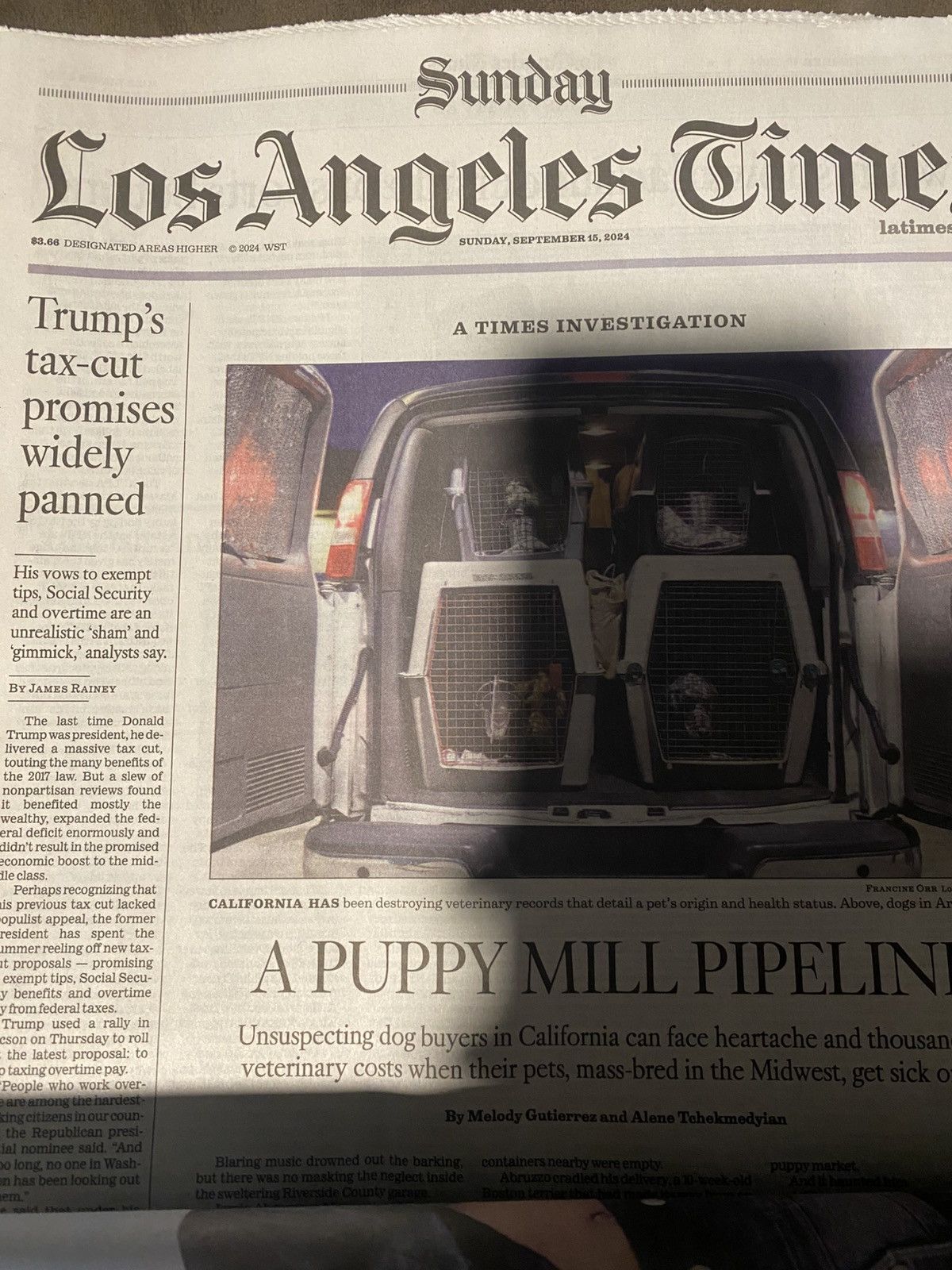 Acne Studios ACNE STUDIOS LA TIMES NEWSPAPER Size ONE SIZE - 6 Thumbnail