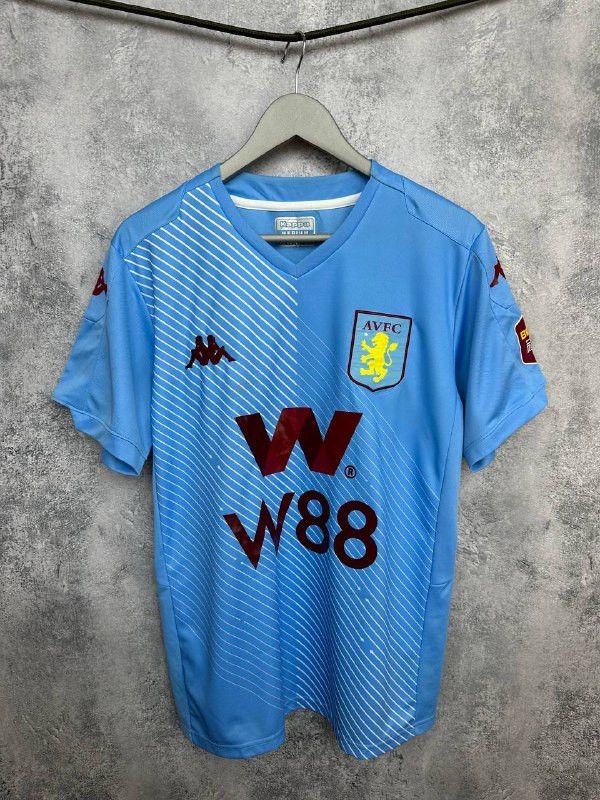 Kappa Kappa Aston Villa 2019/20 Away Jersey KOMBAT Soccer Shirt Size US M / EU 48-50 / 2 - 1 Thumbnail