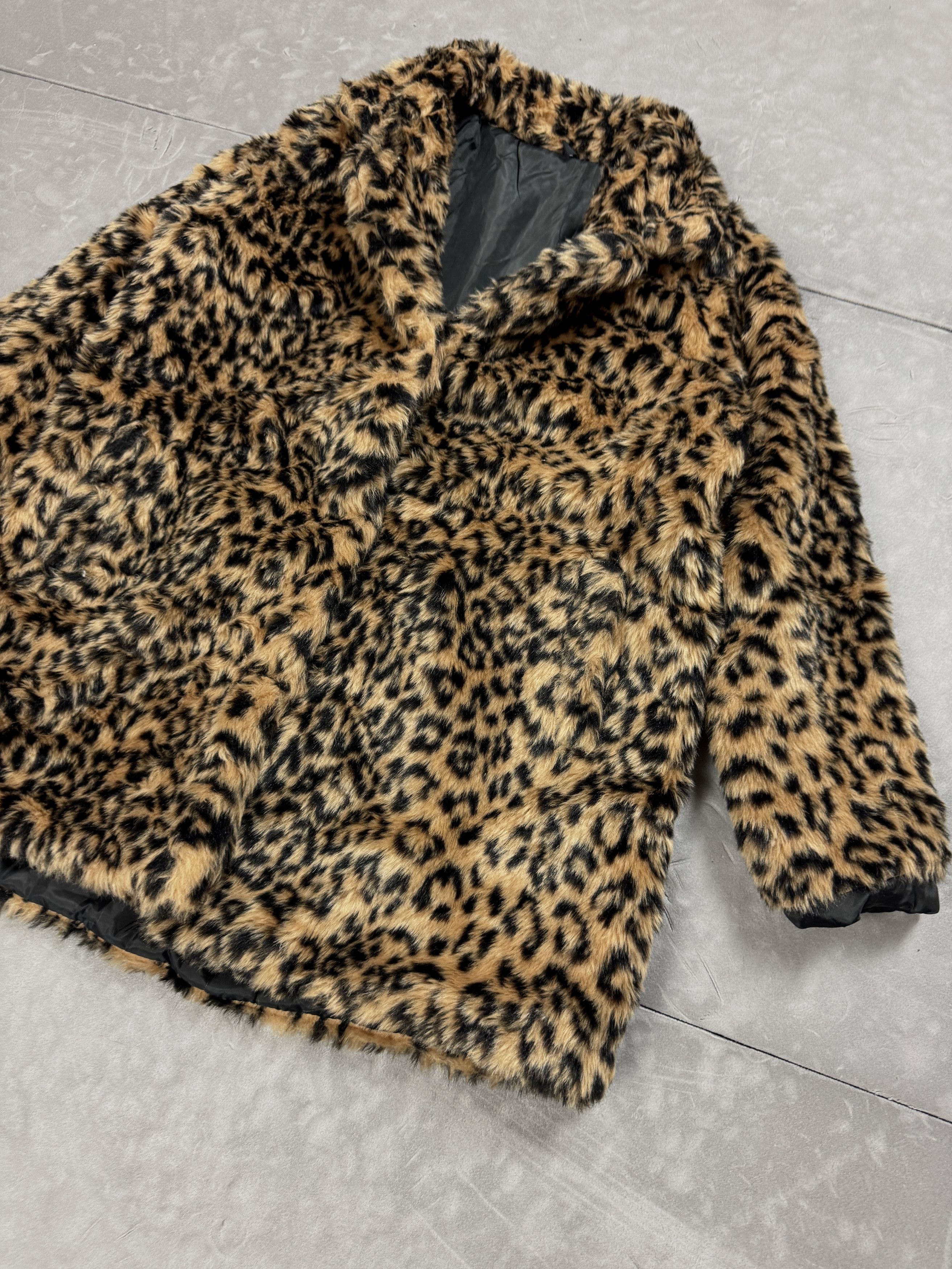 Vintage Vintage coquette y2k fur jacket leopard print 90s Size L / US 10 / IT 46 - 6 Thumbnail