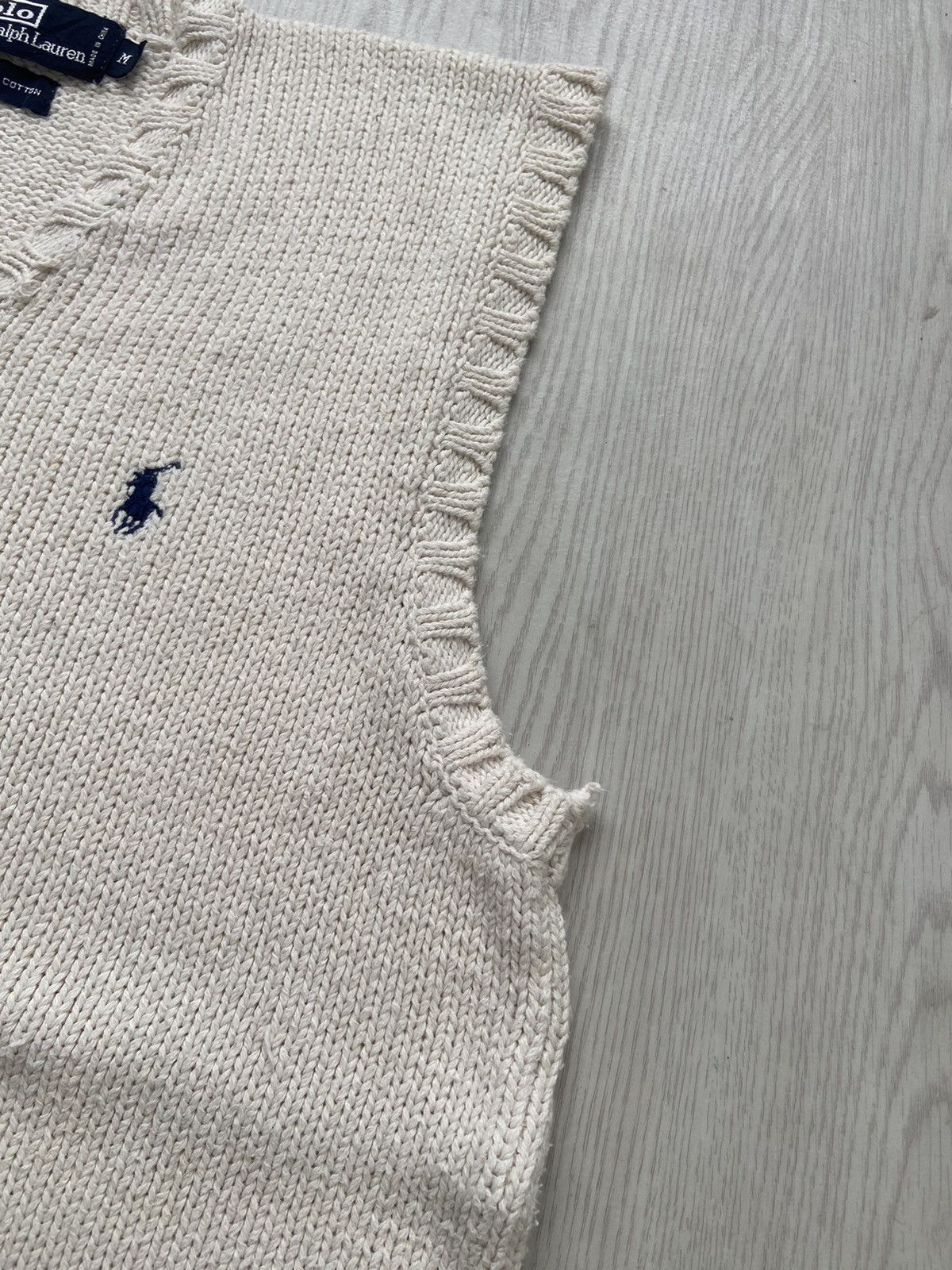 Polo Ralph Lauren Vintage Polo Ralph Lauren Small Pony Knitted Vest Size US M / EU 48-50 / 2 - 3 Thumbnail