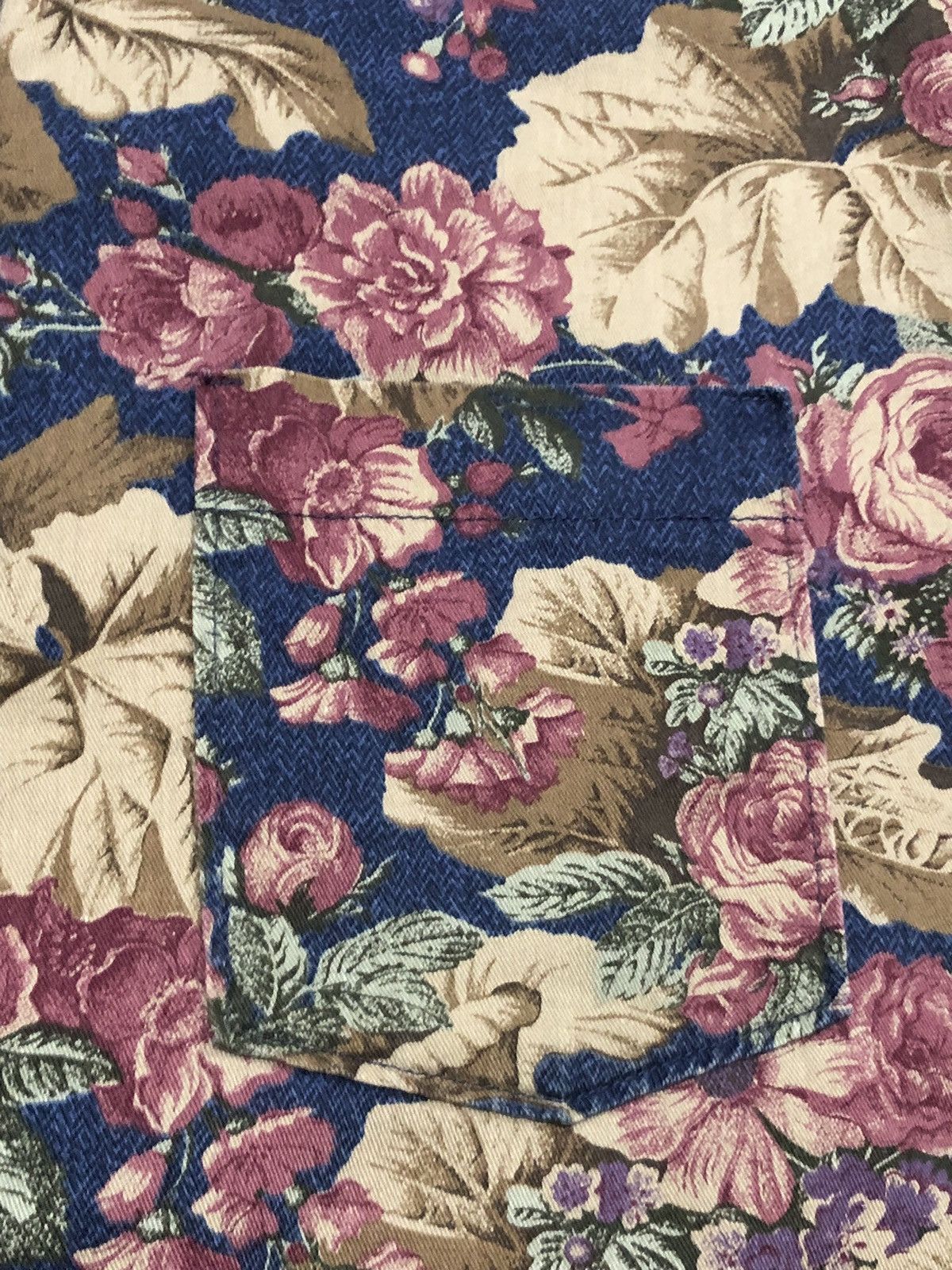 Orvis × Vintage Vtg 90s Orvis Fly Fishing Floral Button Up Size L / US 10 / IT 46 - 3 Thumbnail