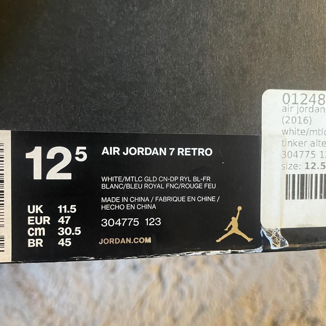 Nike Air Jordan 7 Retro Size US 12.5 / EU 45-46 - 2 Thumbnail