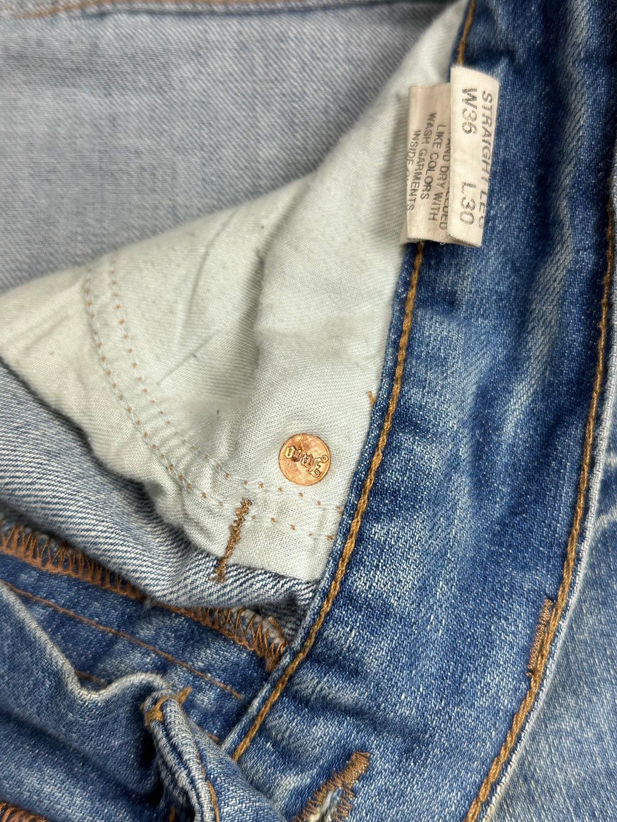 JNCO Vintage 90s JNCO Embroidery Baggy Jeans Y2K 36x30 Size US 36 / EU 52 - 10 Thumbnail