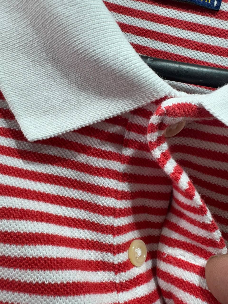 Vintage Polo Ralph Lauren Vintage Striped Polo Shirt Size US XL / EU 56 / 4 - 4 Thumbnail