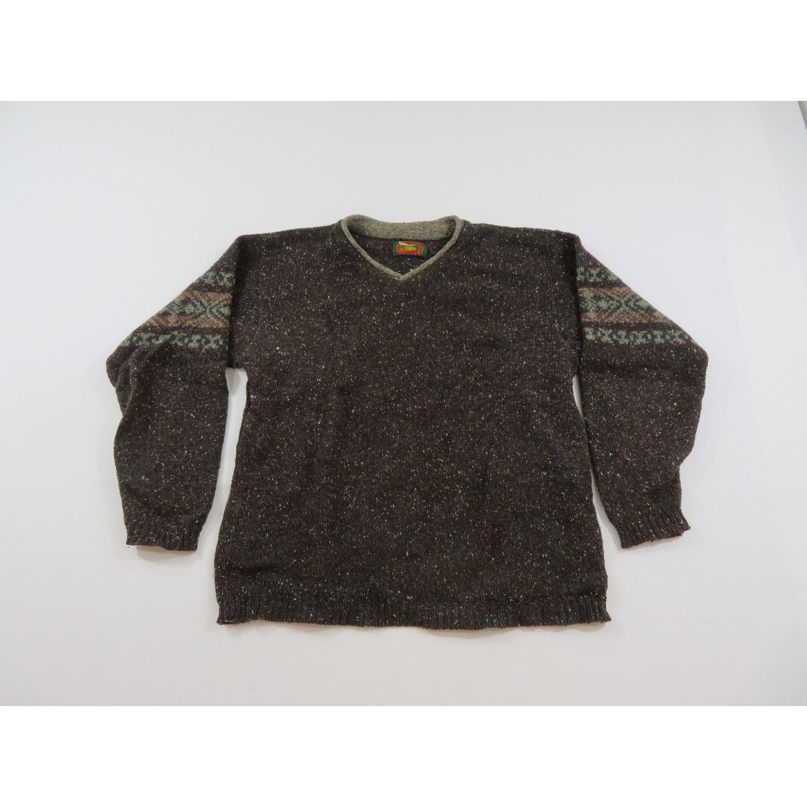 Other ALPS Wool Sweater, V-Neck Brown, Outdoor, Sz M 1990s Size US M / EU 48-50 / 2 - 1 Thumbnail