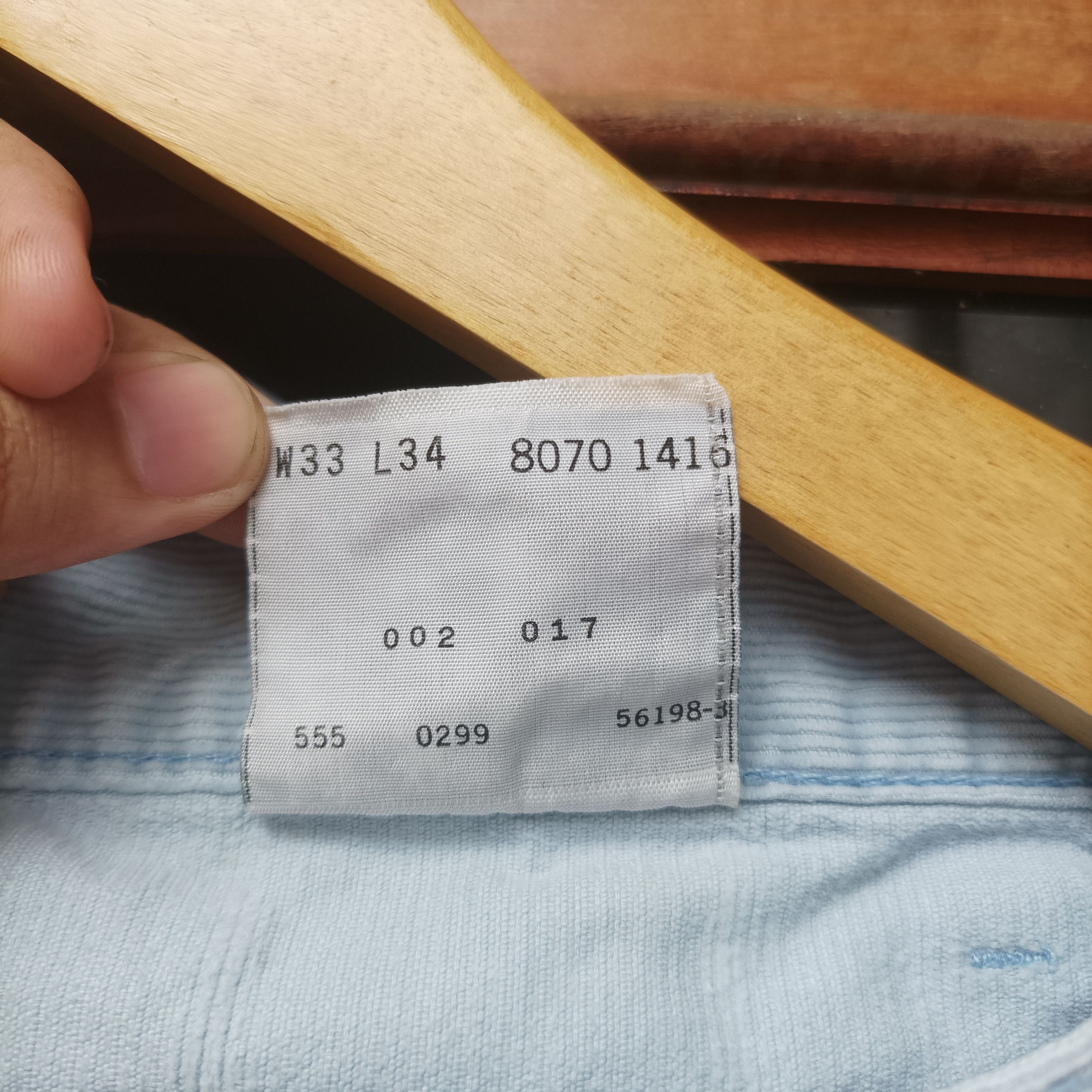 LEVIS WHITE TAB BIG E USA VINTAGE CORDUROY